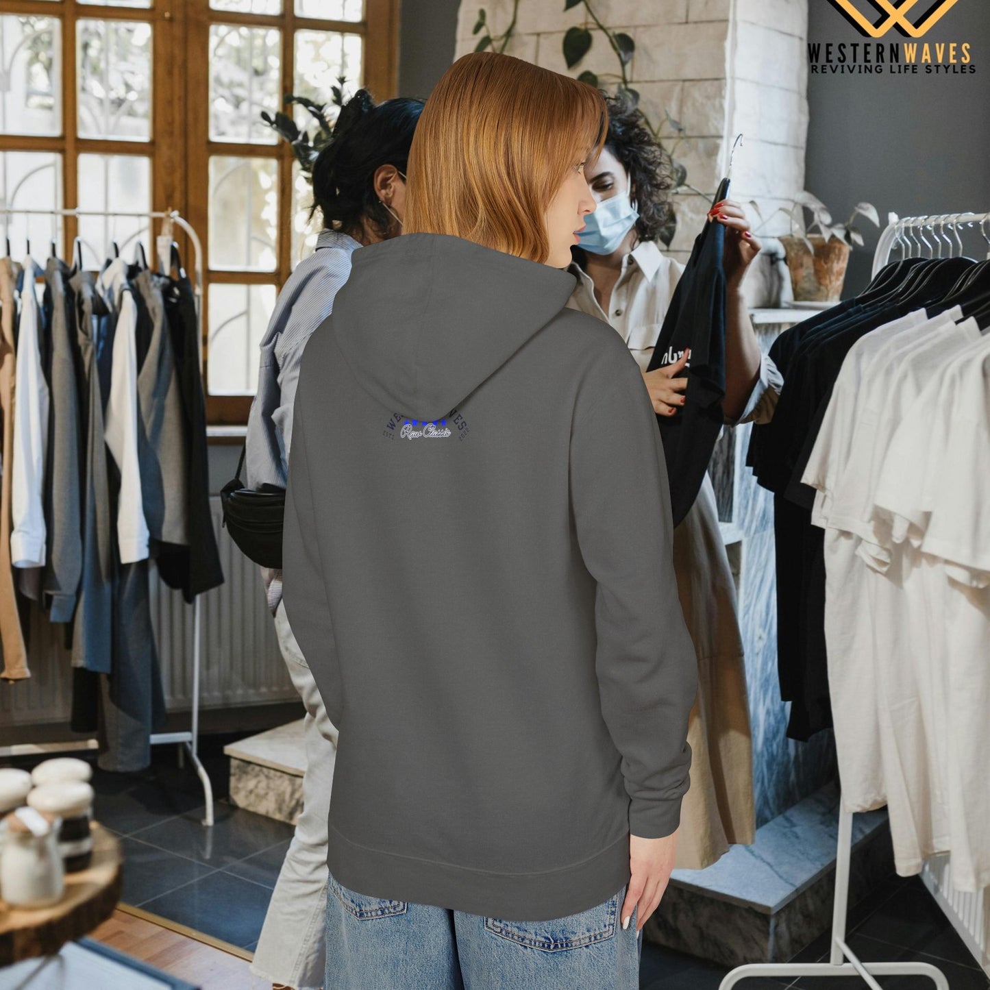 Unisex Lightweight Hooded Sweatshirt – N2* Series USLWHSS PT2WW027_ Limited Edition Crafted Comfort by WesternWaves: