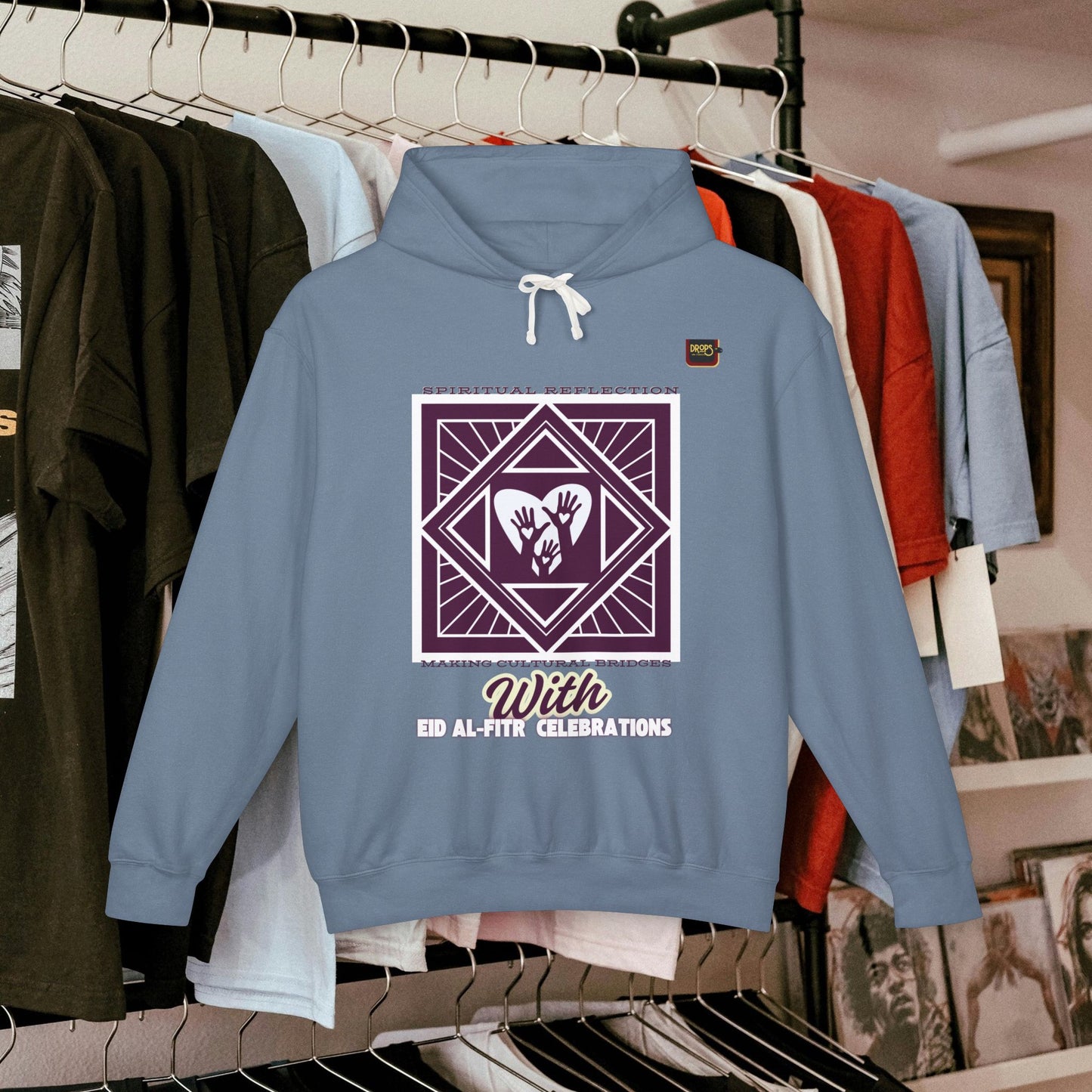 Unisex Lightweight Hooded Sweatshirt – N2+ Series USLWHSS PT2WW023_ Limited Edition Crafted Comfort by WesternWaves: