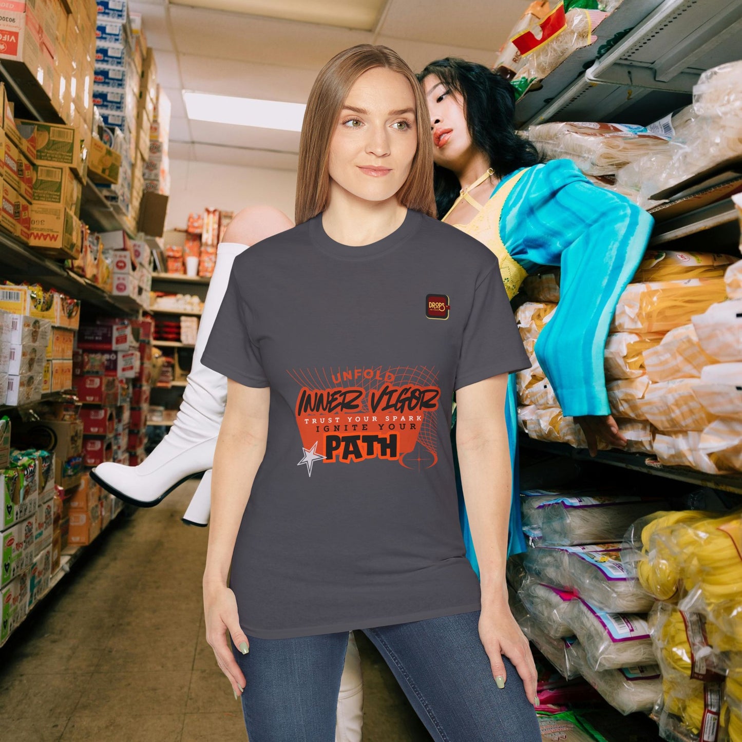 Inspirational Unisex Ultra Cotton Tee_ N6+ Series IPUSUCTEE PT2WW001_ Limited Edition by WesternWaves: