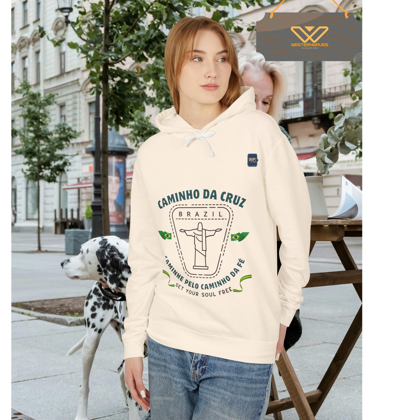 Unisex Lightweight Hooded Sweatshirt – N2+ Series USLWHSS PT2WW024_ Limited Edition Crafted Comfort by WesternWaves: