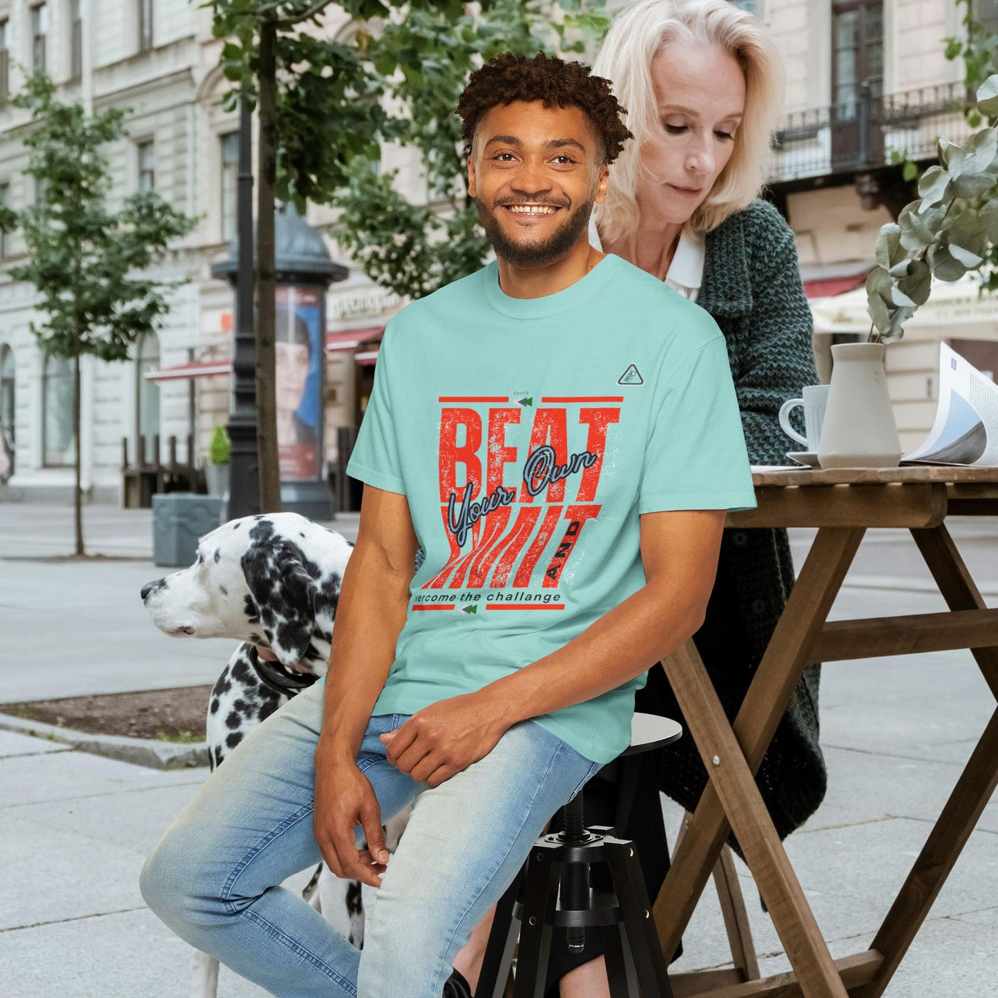 Unisex Garment-Dyed T-shirt_ N2 Series USGDTS PT2WW002_ Comfort Colors 1717_ WesternWaves Limited Edition: