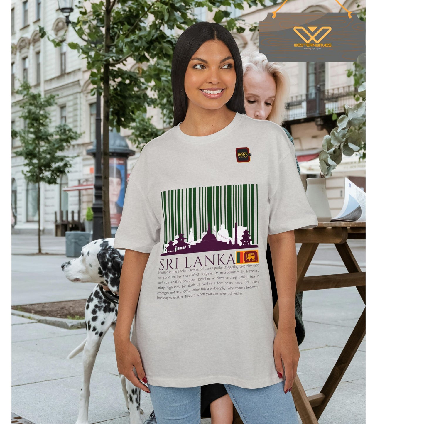 Unisex Oversized Tee_ N6+ Series USOSTEE PT2WW001_ Limited Edition by WesternWaves: