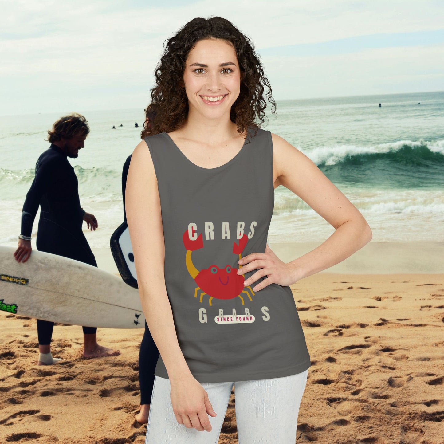 Unisex Garment-Dyed Tank Top_ N2+ Series USGDTT PT2WW012_ Limited Edition Comfort & Style by WesternWaves: