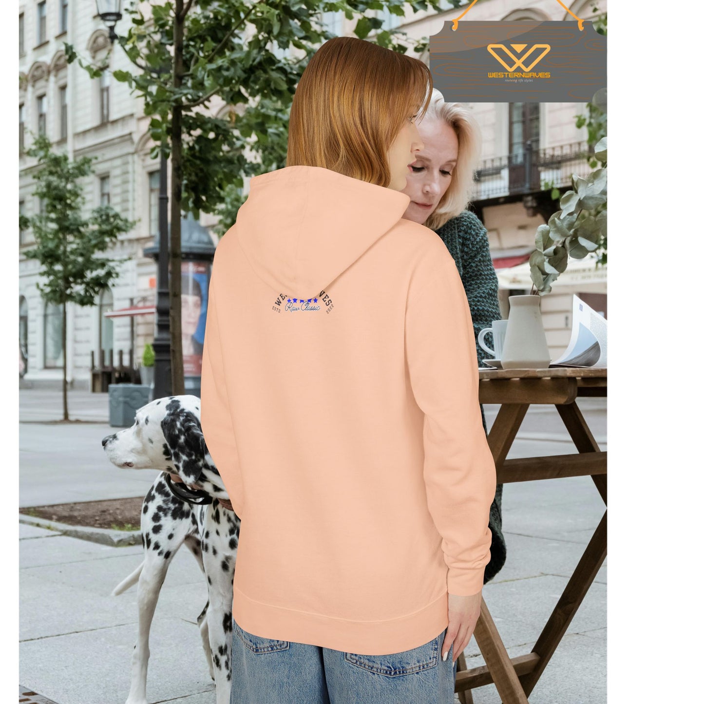 Unisex Lightweight Hooded Sweatshirt – N2+ Series USLWHSS PT2WW023_ Limited Edition Crafted Comfort by WesternWaves: