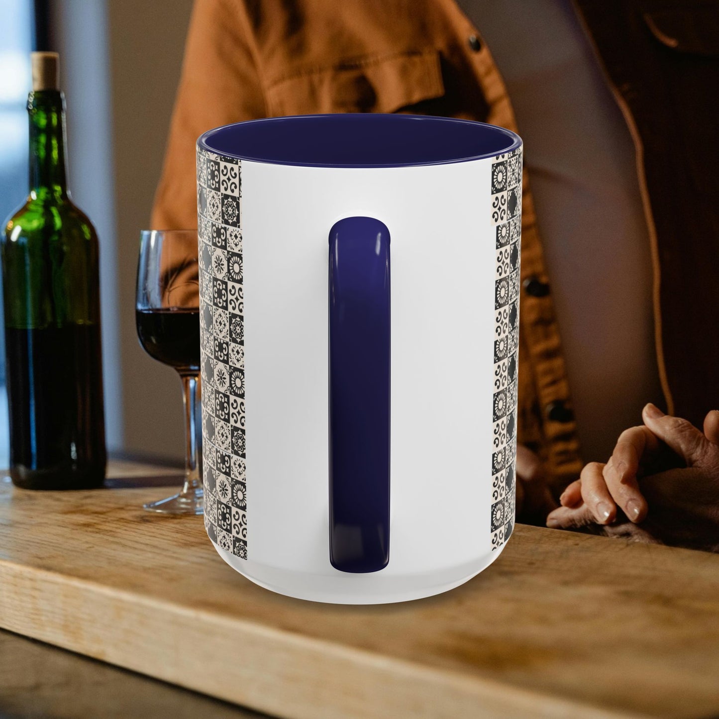 11oz Accent Mug_ N2 Series 11OZACM PT2WW001_ Limited Edition Perfect Blend of Style by WesternWaves: