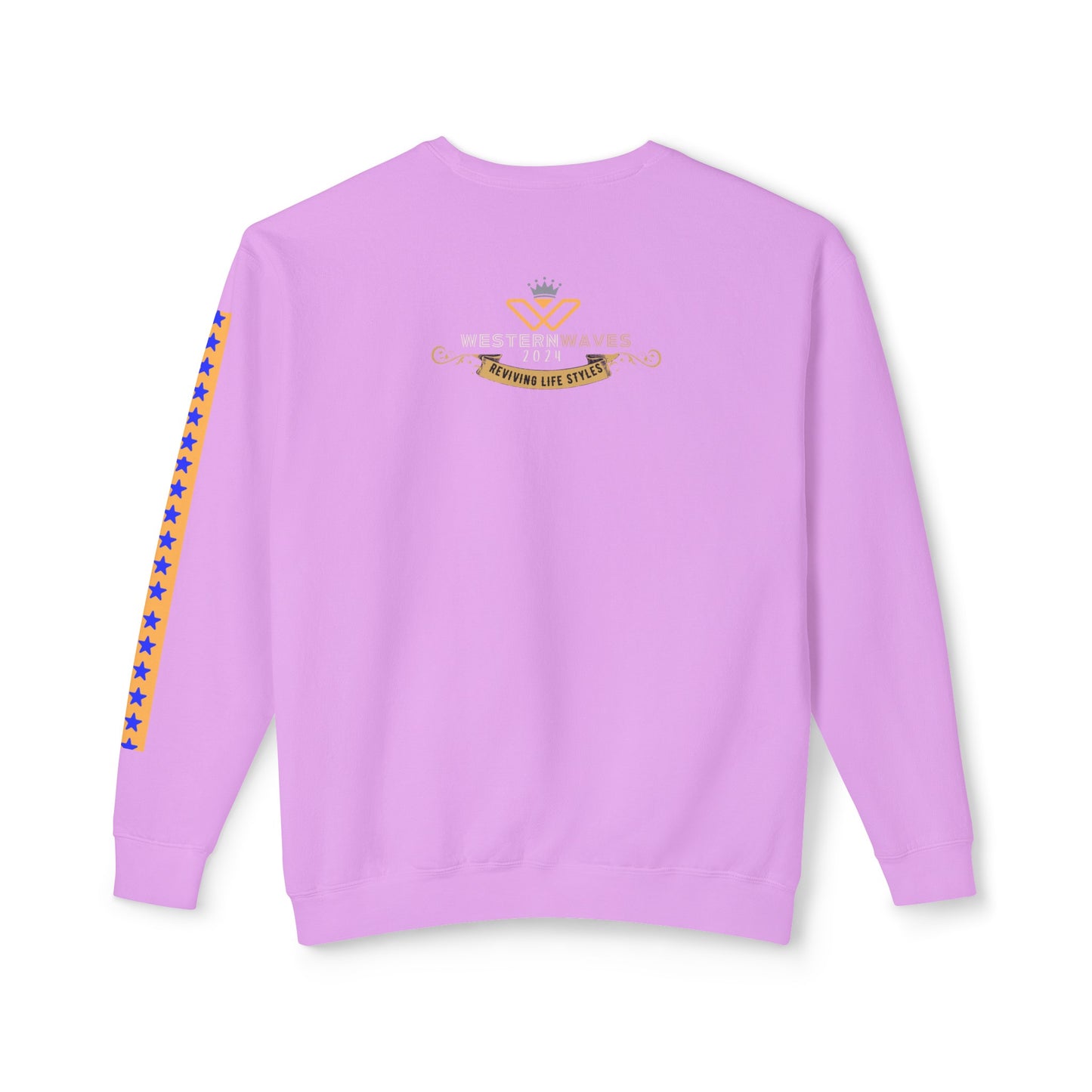 Unisex Lightweight Crewneck Sweatshirt_ N2+ Series ULWCSS PT2WW003_ Limited Edition Unparalleled Quality by WesternWaves: