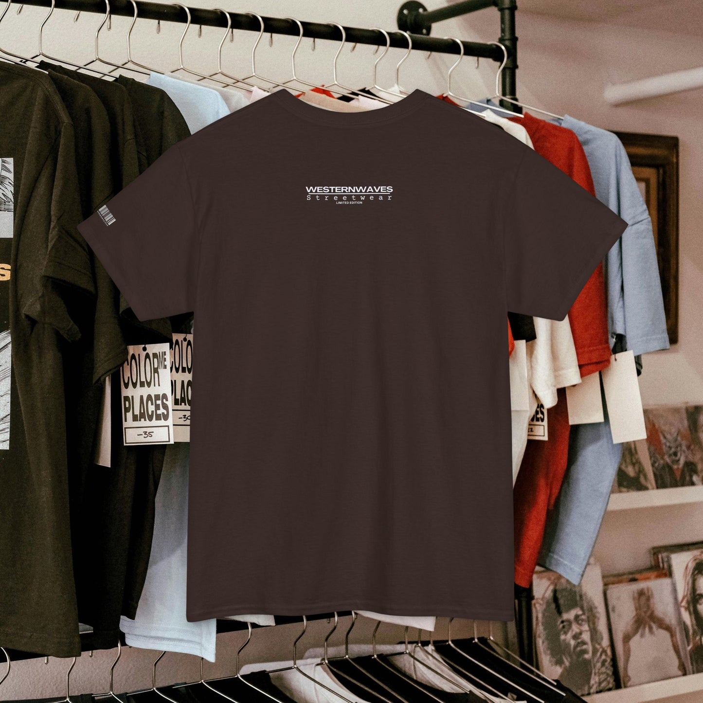 Unisex Heavy Cotton Tee_ N8+ Series USHOSTEE_ PT2WW003_ 01 Oct 2025_ Limited Edition Casual Wear by WesternWaves: