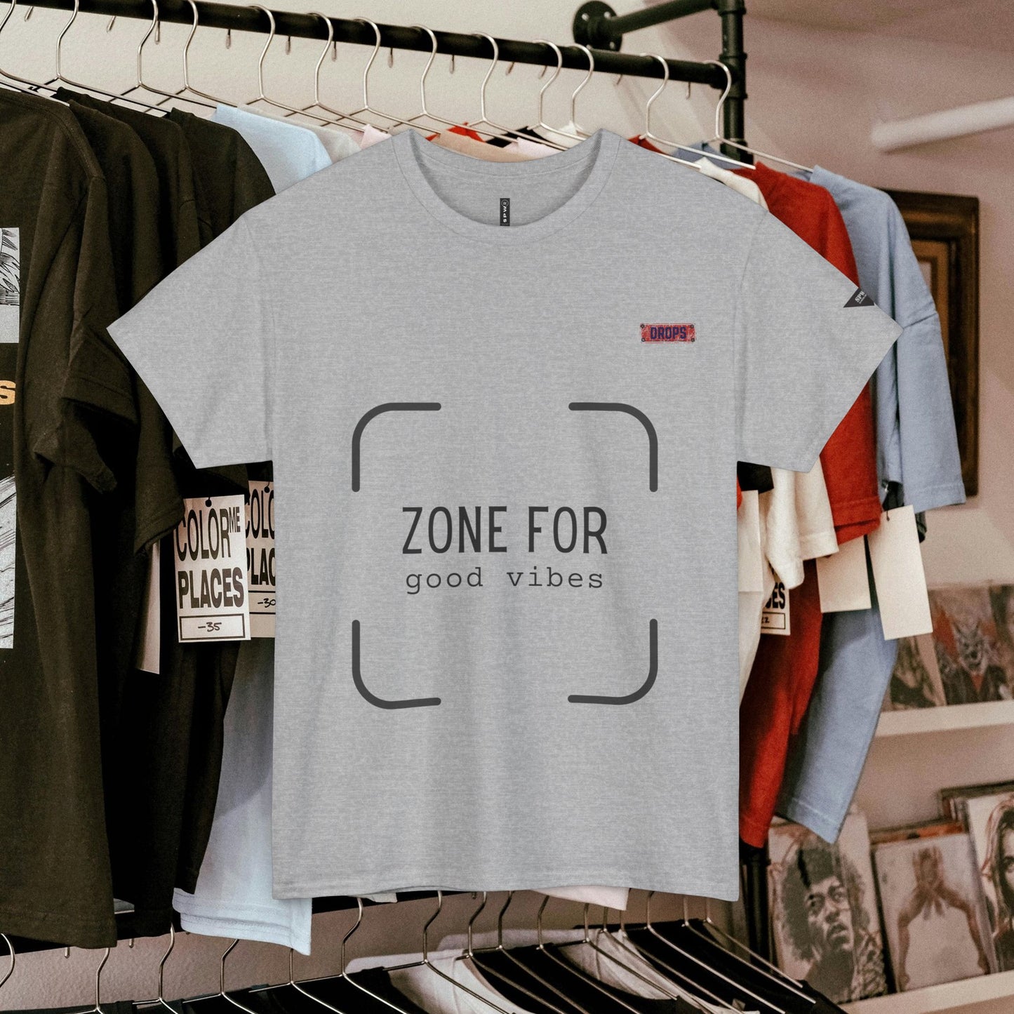 Unisex Heavy Cotton Tee_ 20 July 2025_ Limited Edition Unique Summer Wear_ by WesternWaves: