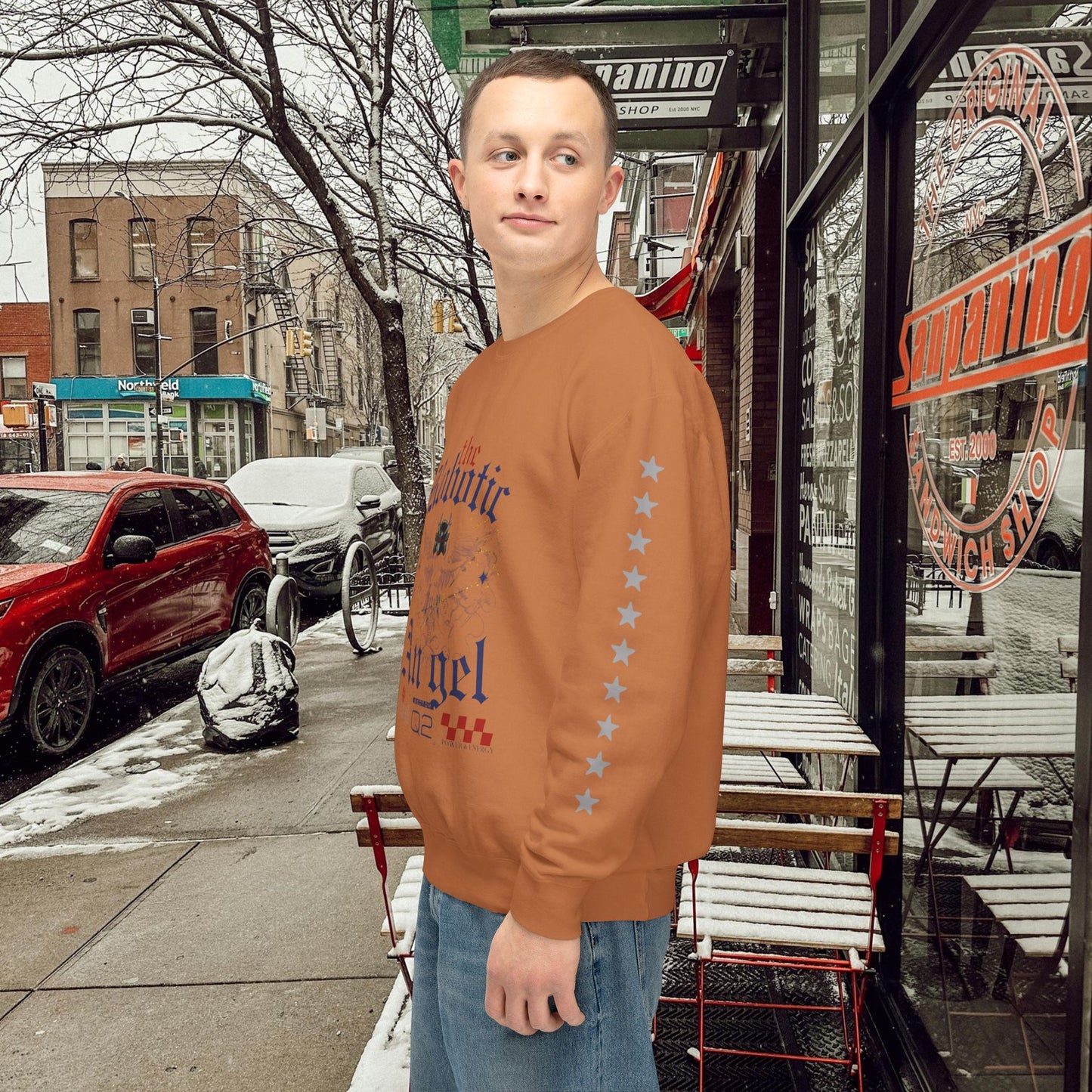 Unisex Lightweight Crewneck Sweatshirt_ N3+ Series ULWCSS PT2WW012_ Limited Edition Unparalleled Quality by WesternWaves: