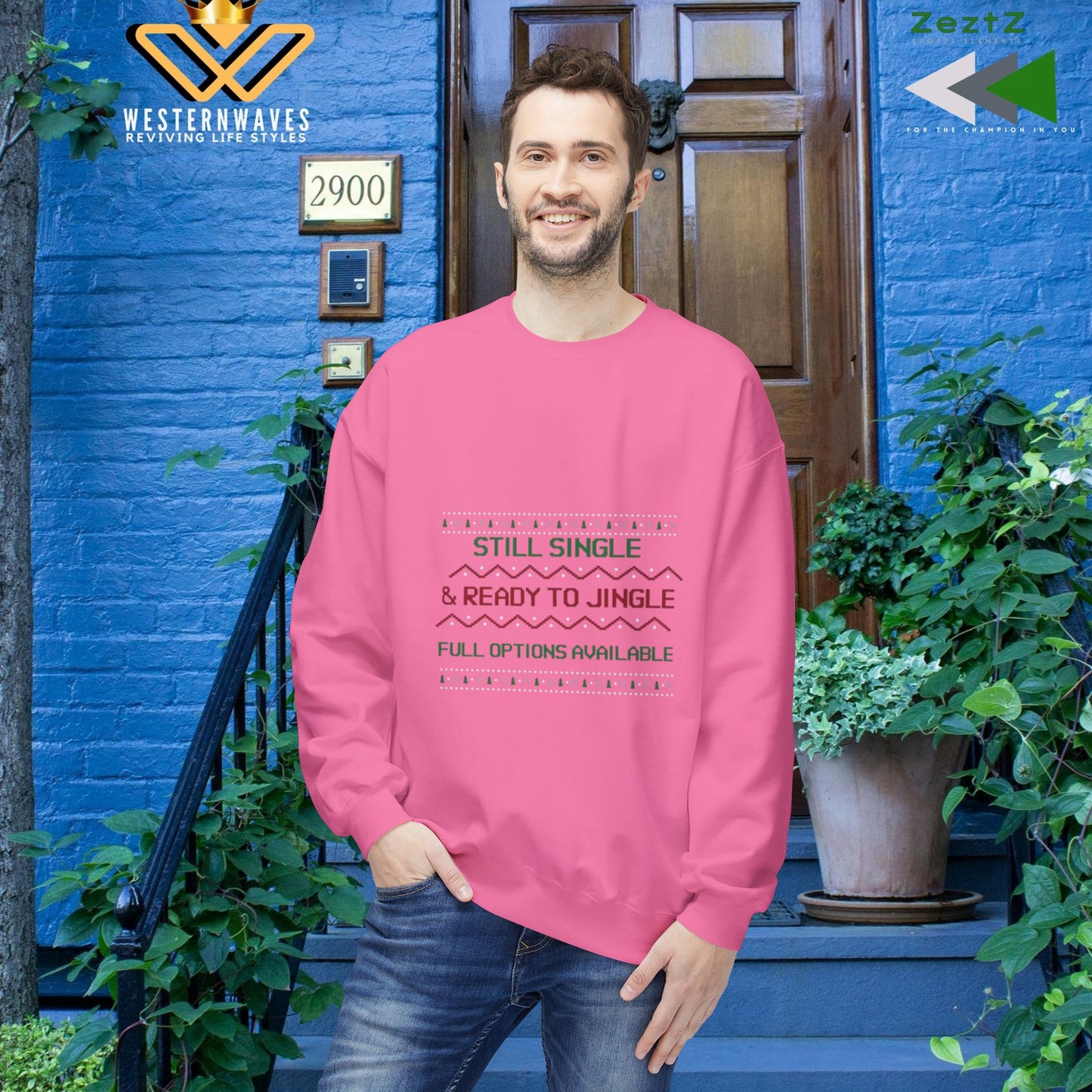 Softstyle Fleece Sweatshirt - N3+ Series SSFSS PT2WW001_ Limited Edition Cozy, Eco-Friendly, Unisex product by WesternWaves: