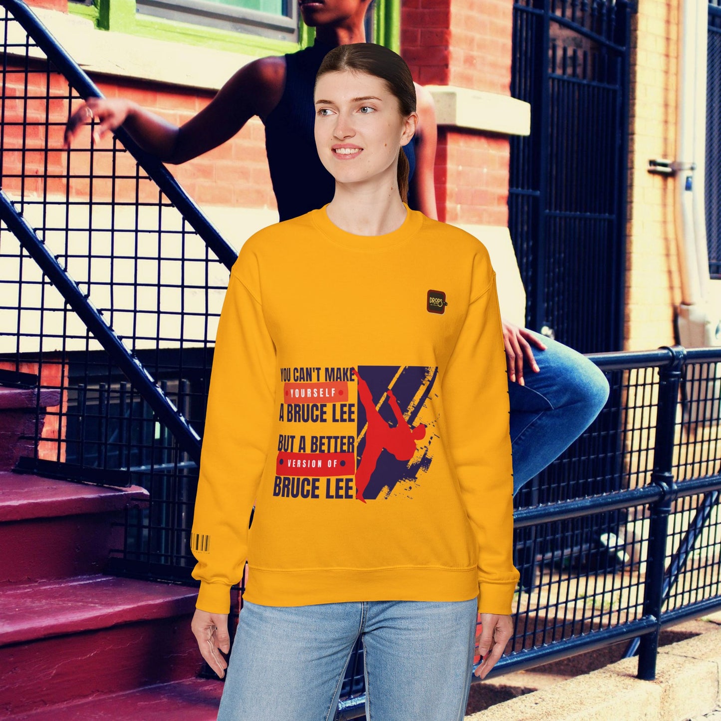Unisex Heavy Blend™ Crewneck Sweatshirt_ N2 Sports Series UHBCSS PT2WW010_ Limited Edition ‘Zeztz’ Brand Sports Elements by WesternWaves: