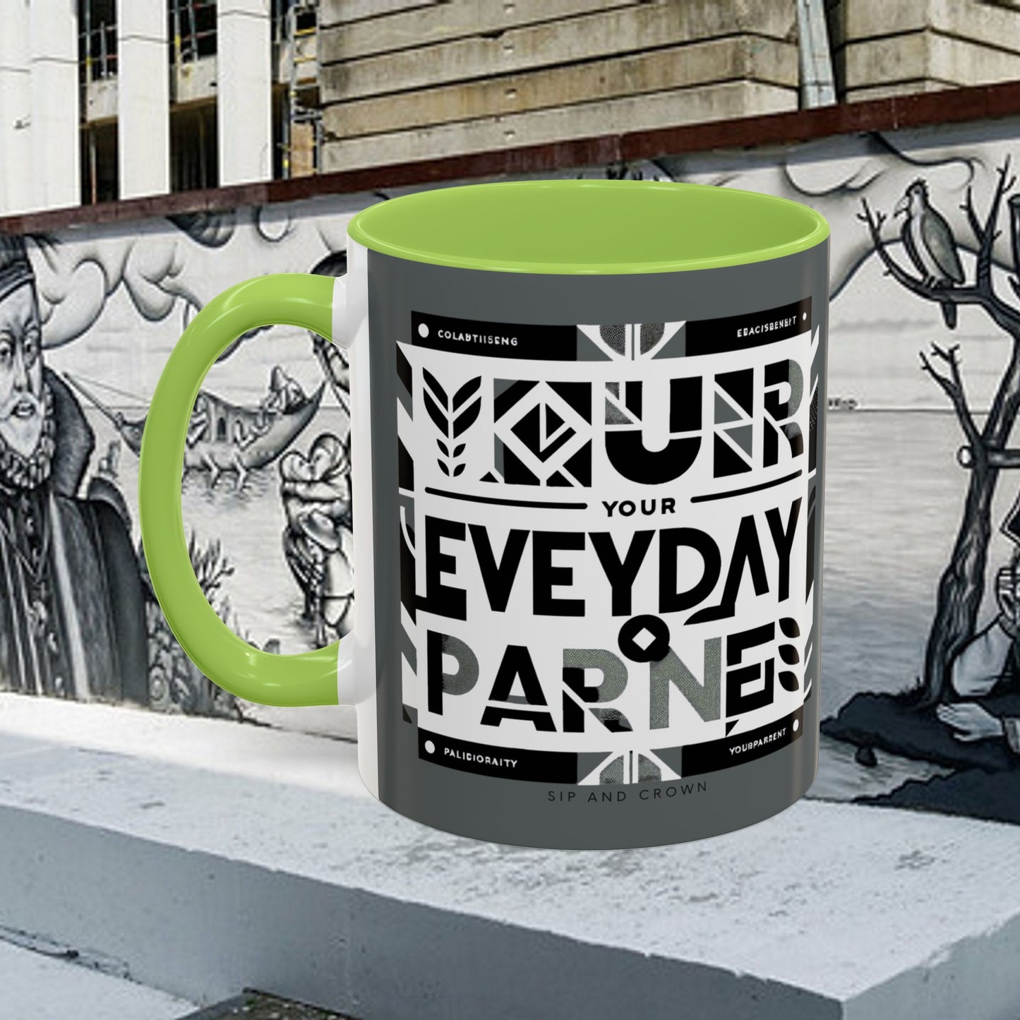 Accent Coffee Mug 11oz _ N3* Series ACM11OZ PT2WW021_ Limited Edition Perfect Blend of Style by WesternWaves: