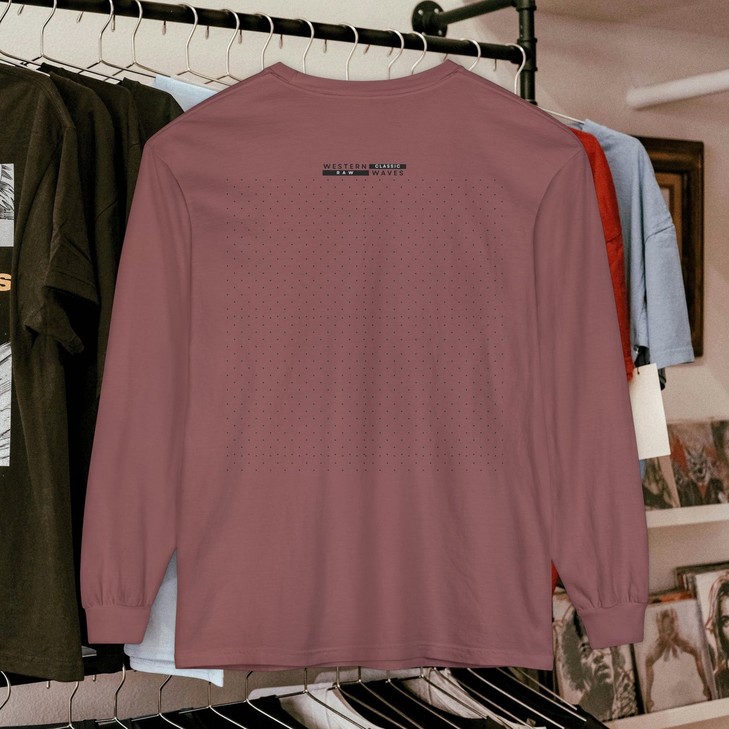Unisex Long Sleeve T-Shirt_ N7+ Series USLSTSHIRT PT2WW001_ Limited Edition Trendy Vibes by WesternWaves: