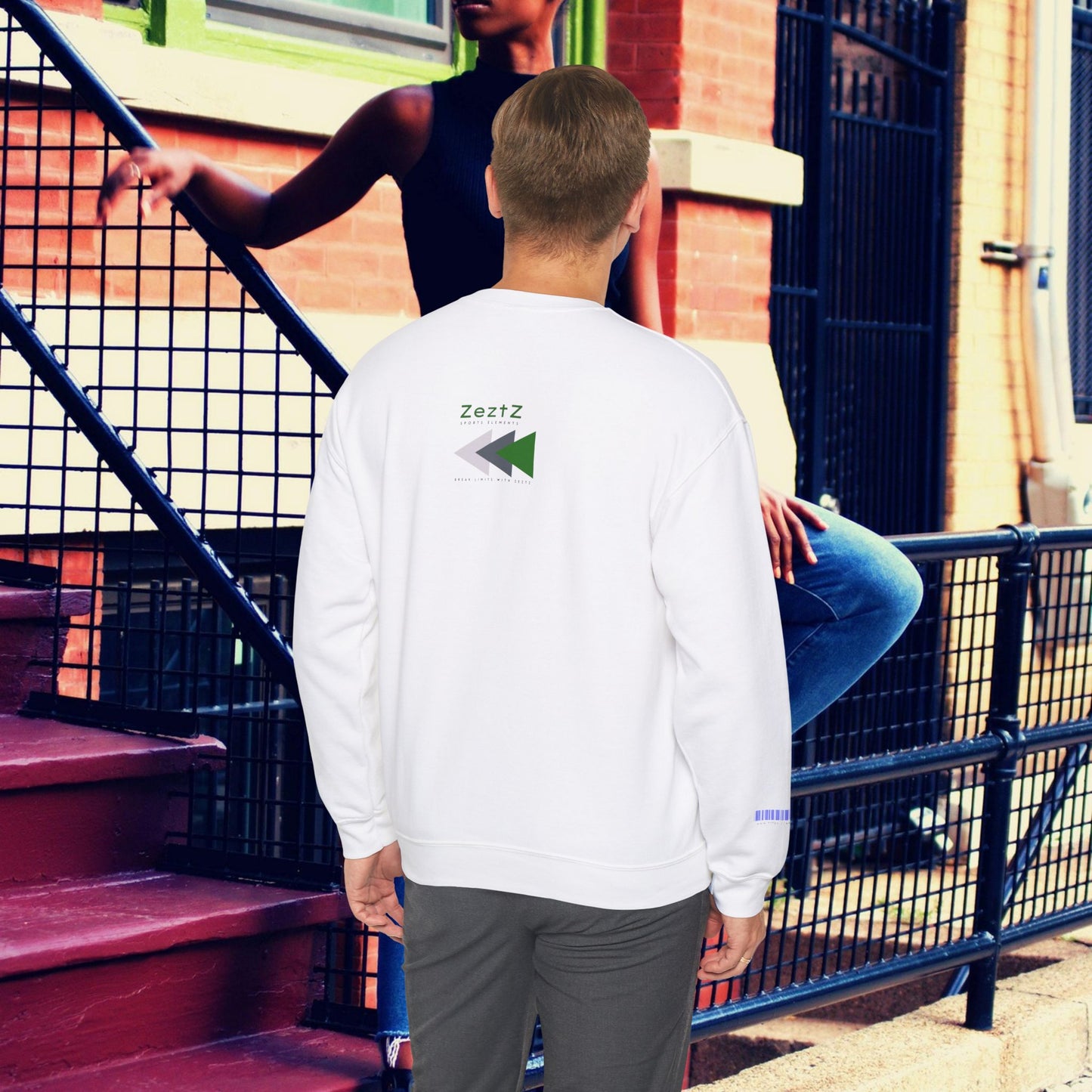 Unisex Heavy Blend™ Crewneck Sweatshirt_ N2+ Sports Series UHBCSS PT2WW008_ Limited Edition ‘Zeztz’ Brand Sports Elements by WesternWaves: