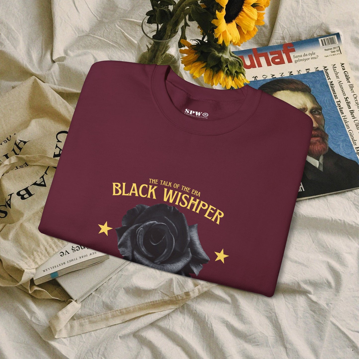 Unisex Heavy Blend™ Crewneck Sweatshirt_ N3+ Series UHBCSS PT2WV011_ Limited Edition Pure Luxury by WesternWaves: