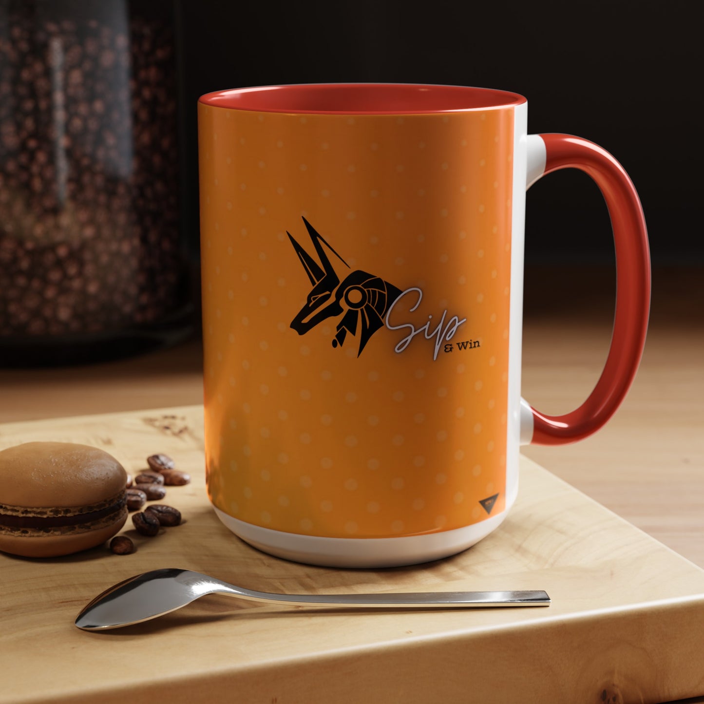 Accent Coffee Mug 11, 15oz_ N2+ Series ACM11OZ PT2WW005_ Vibrant Limited Edition Design by WesternWawes:
