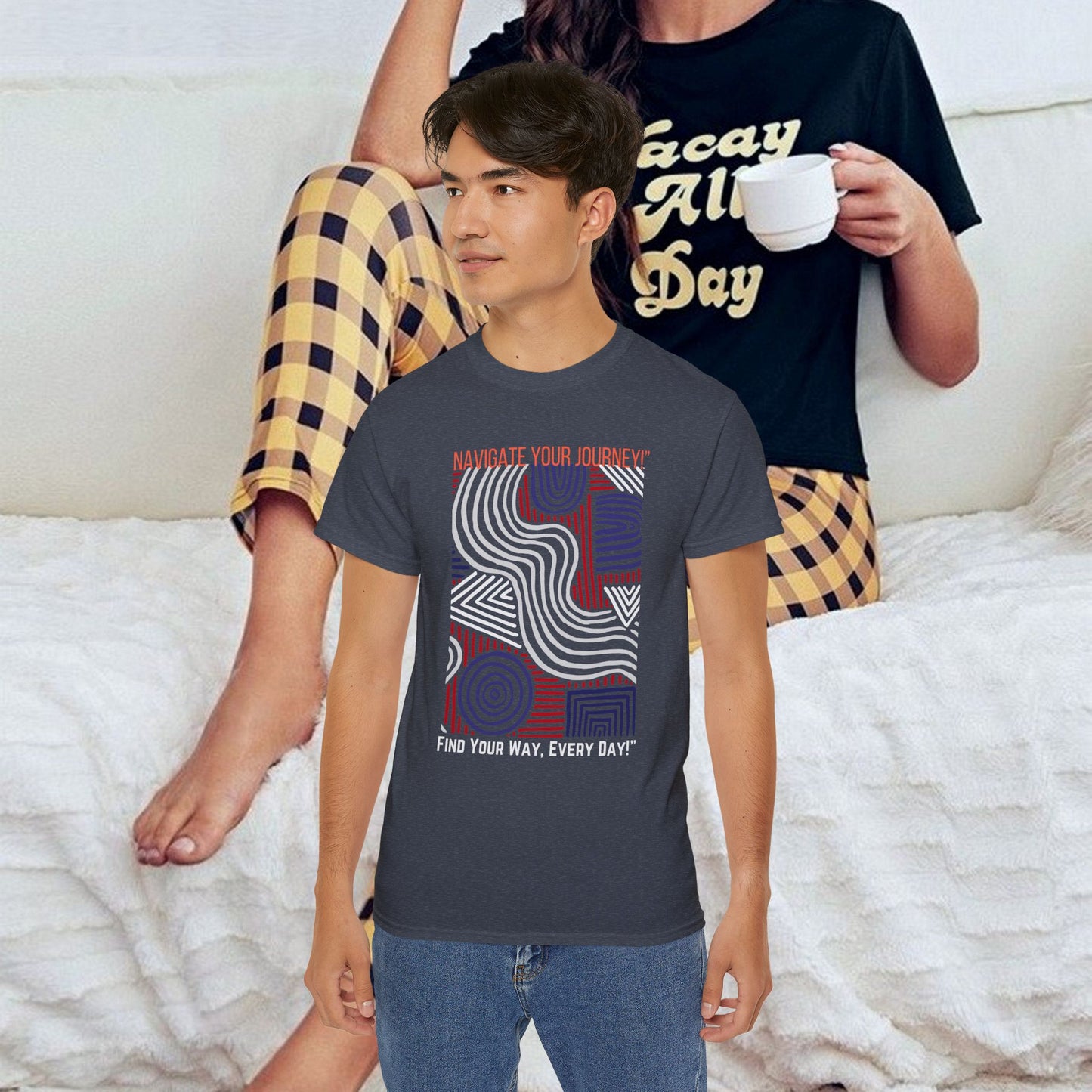 Unisex Ultra Cotton Tee_ Classic Comfort Unleashed_ N2+ Series USUCTEE PT2WW005_ Limited Edition Maximum Comfort & Style by WesternWaves: