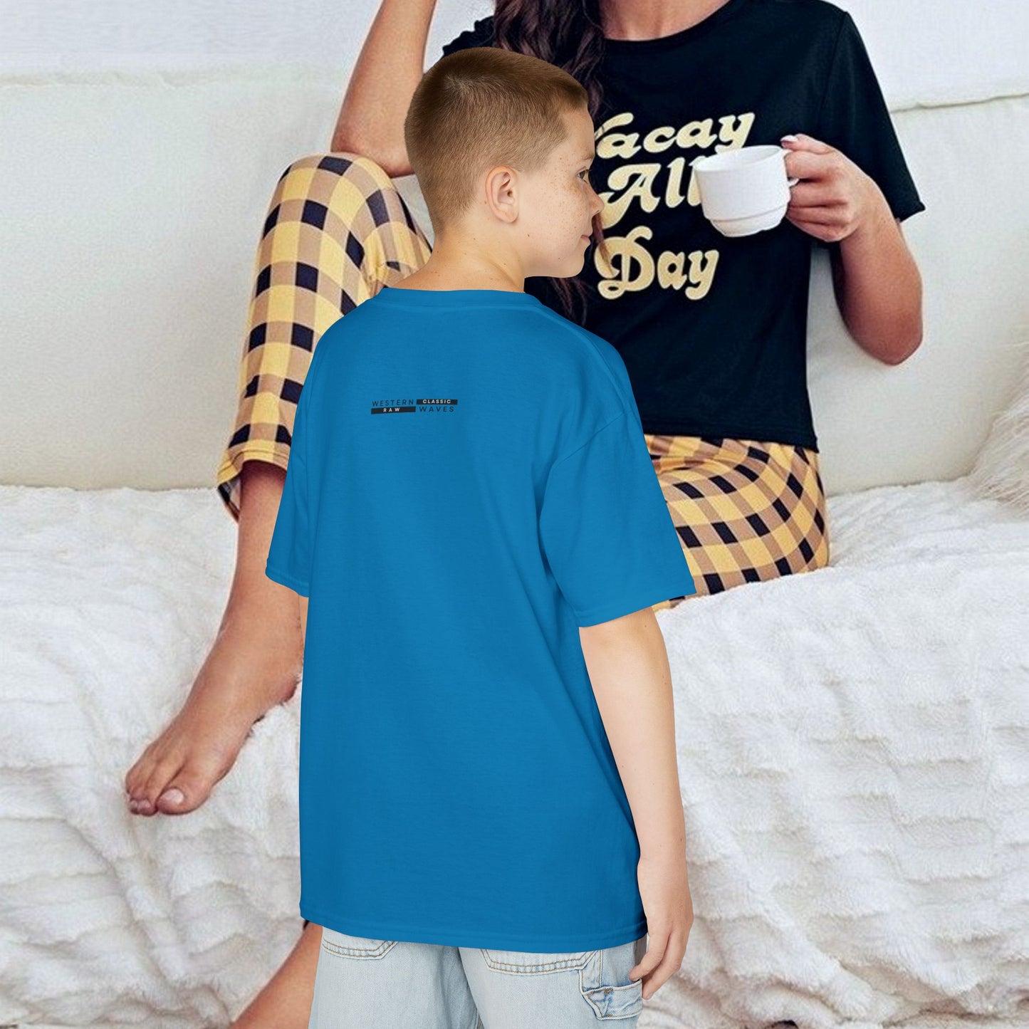 Kids Heavy Cotton™ Tee_ N2 Series KHCT PT2WW0011_ Limited Edition Durable Comfort for Every Adventure by WesternWaves:
