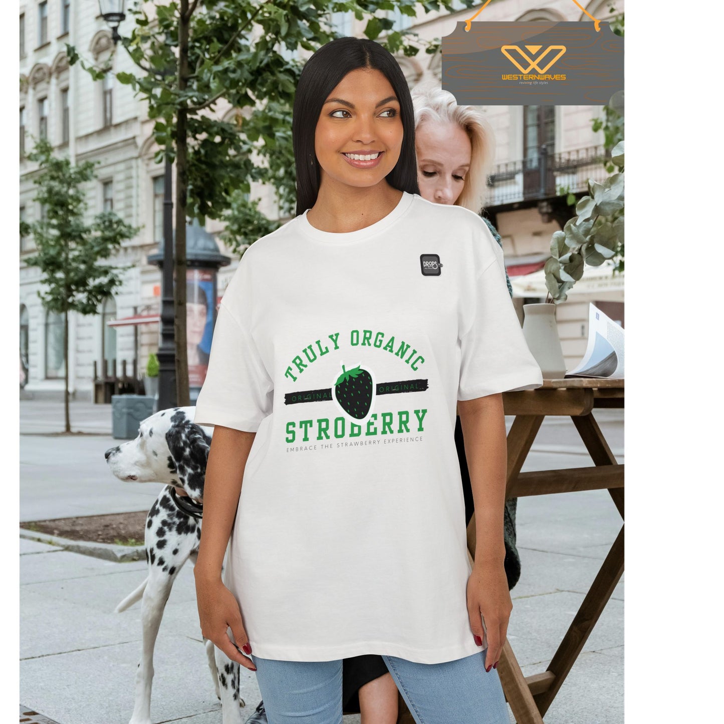Unisex Oversized Tee_ N6+ Series USOSTEE PT2WW002_ Limited Edition by WesternWaves: