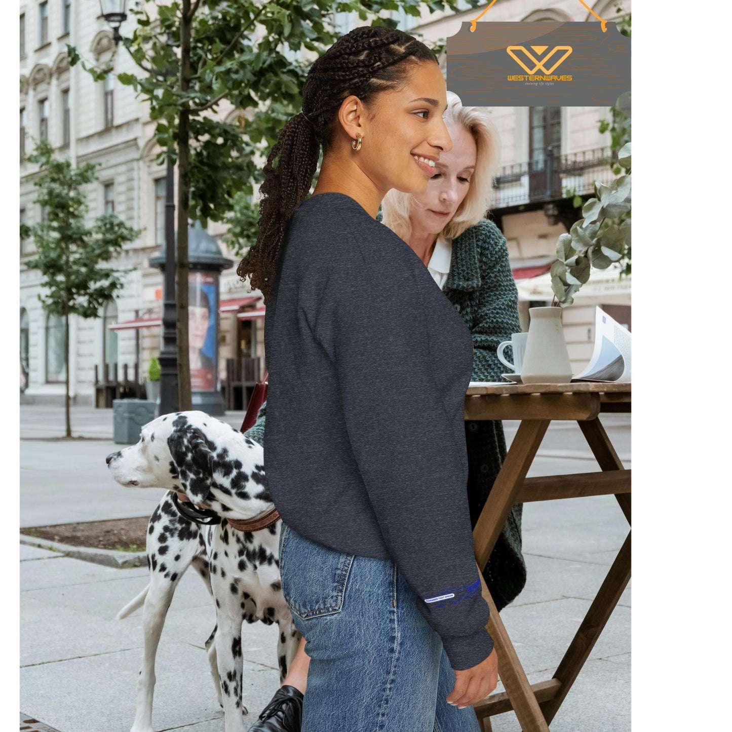 Unisex Heavy Blend™ Crewneck Sweatshirt_ N+ Series UHBCSS PT2WW029_ Limited Edition by WesternWaves: