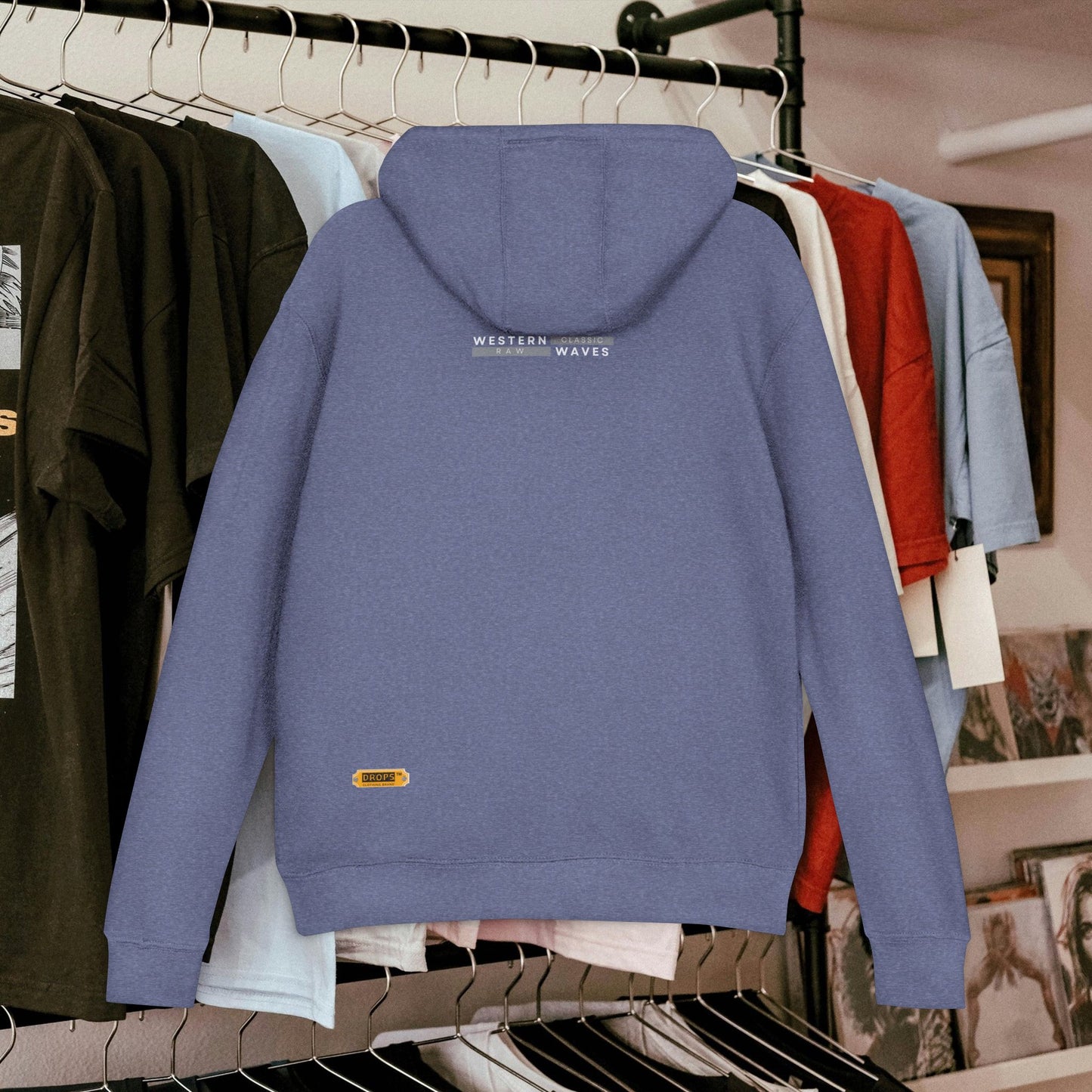 Unisex French Terry Hoodie_ 24 June 2025_ Limited Edition Stylish Fashion by WesternWaves: