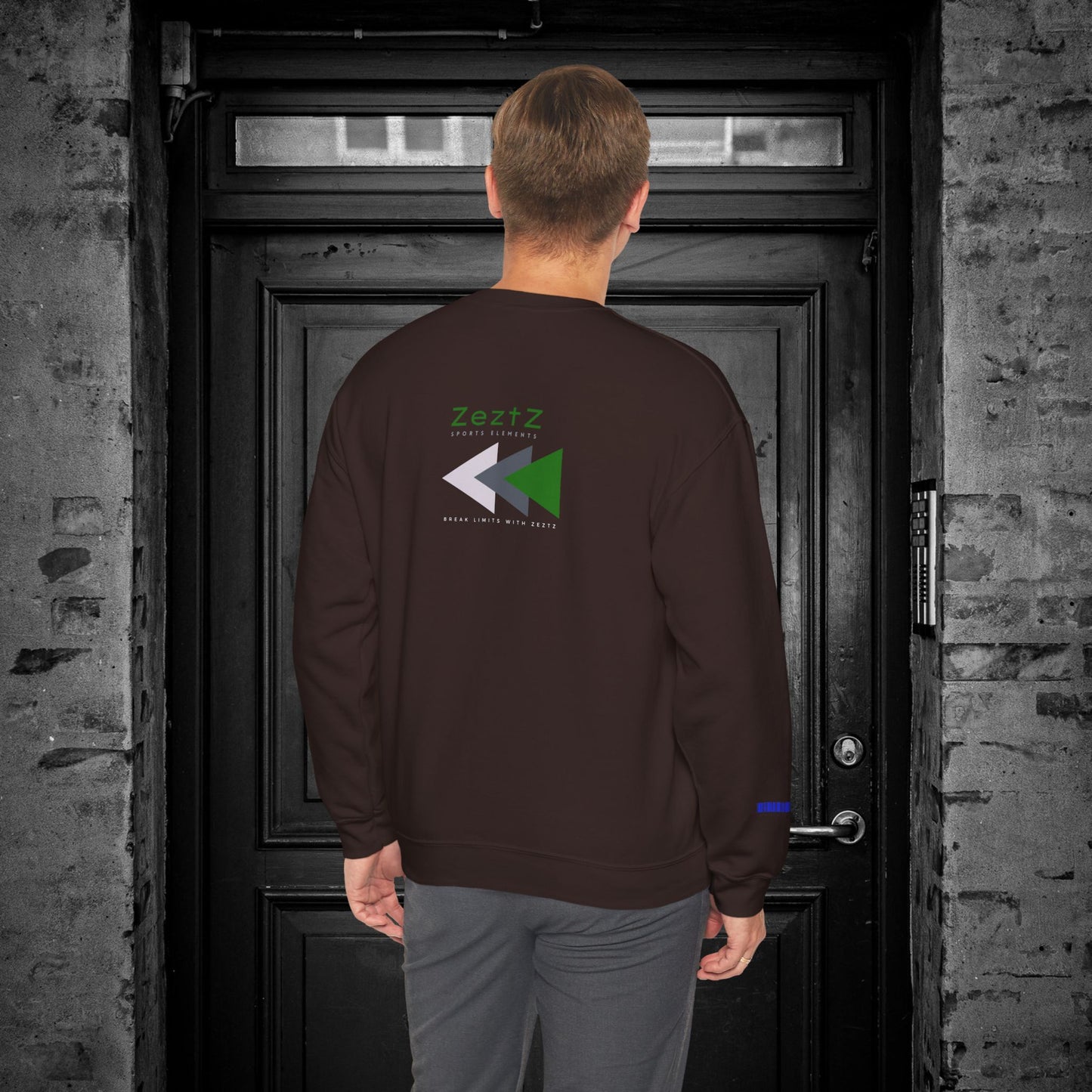 Unisex Heavy Blend™ Crewneck Sweatshirt_ N2+ Sports Series UHBCSS PT2WW008_ Limited Edition ‘Zeztz’ Brand Sports Elements by WesternWaves:
