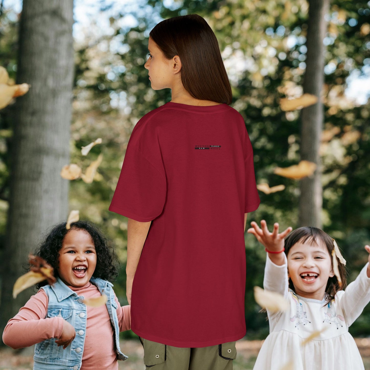 Kids Heavy Cotton™ Tee_ N3+ Series KHCT PT2WW001_ Limited Edition Durable Comfort for Every Adventure by WesternWaves: