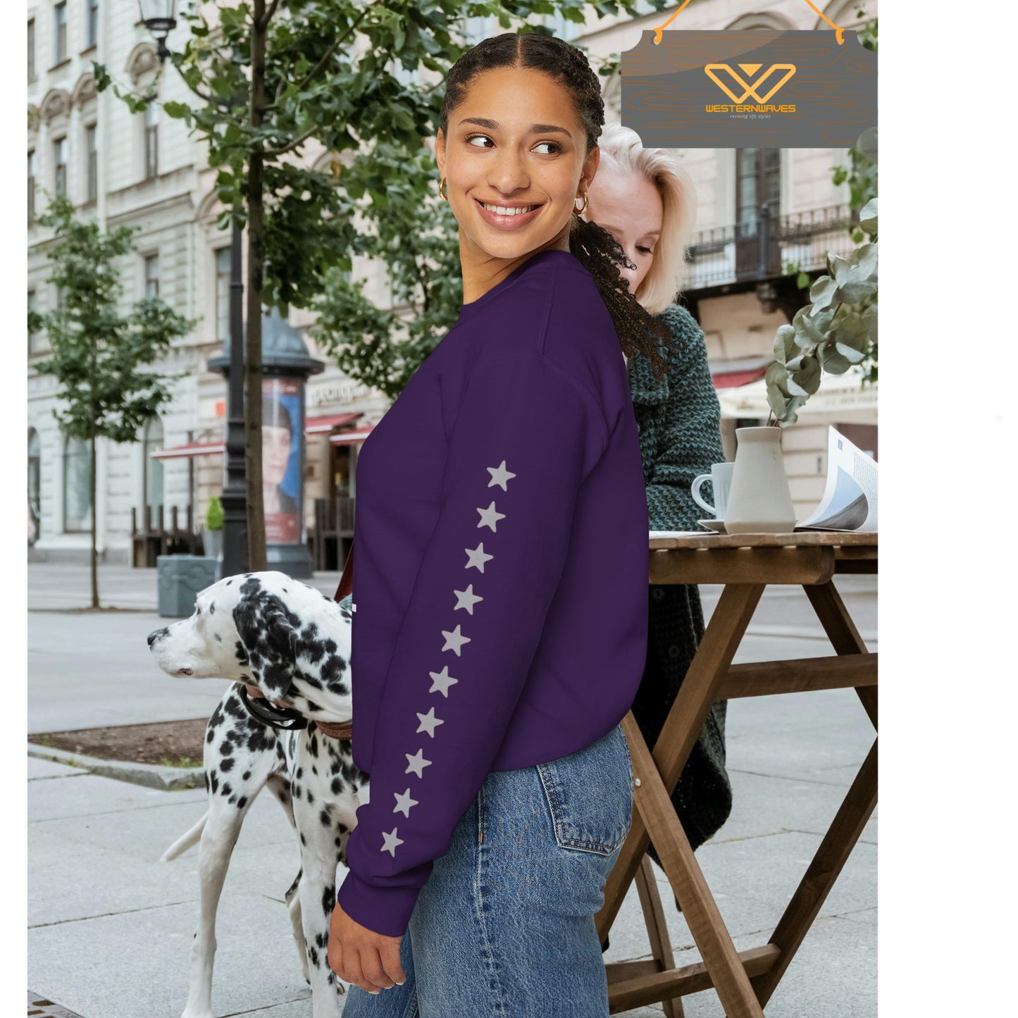 Unisex Heavy Blend™ Crewneck Sweatshirt_ N+ Series UHBCSS PT2WW029_ Limited Edition by WesternWaves: