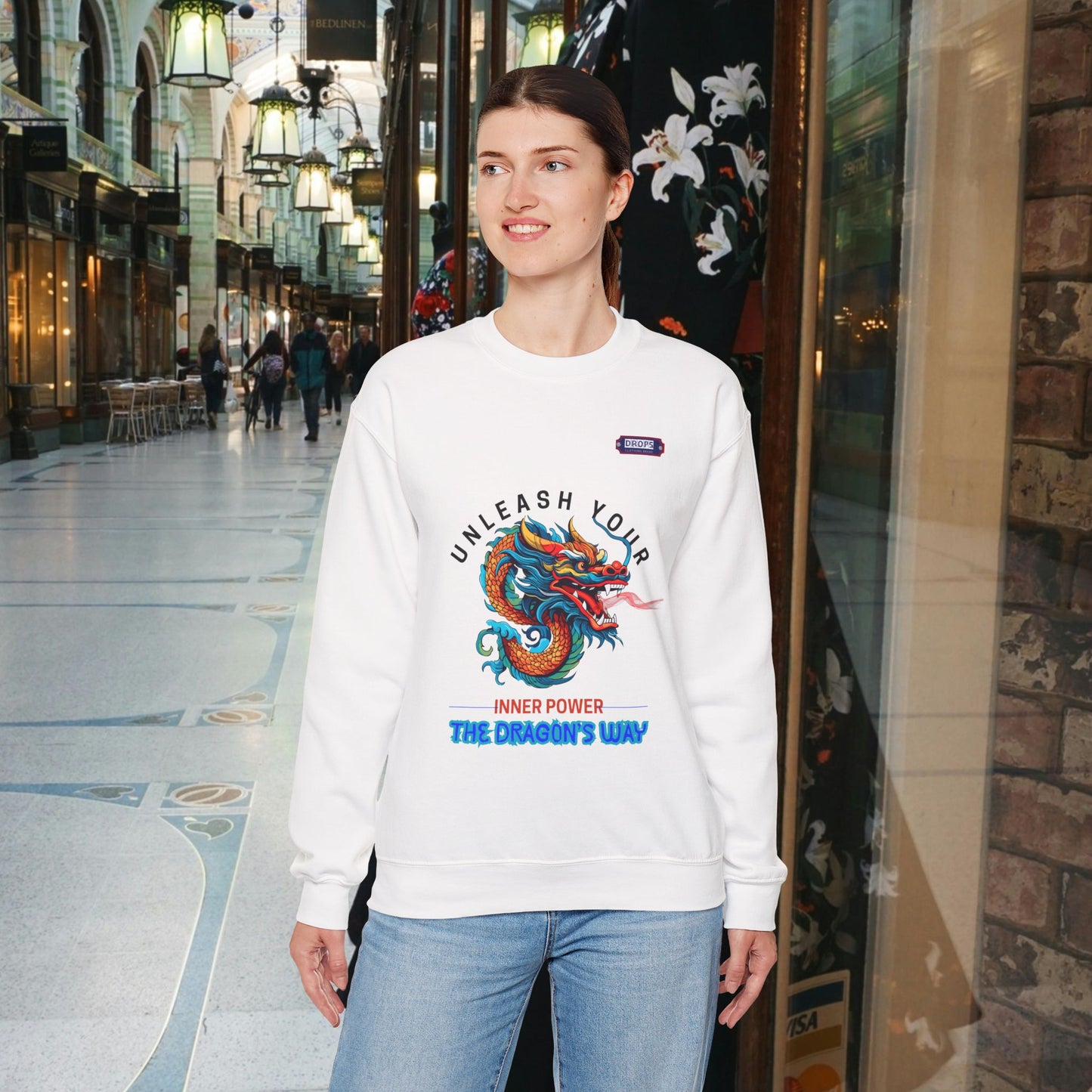 Unisex Heavy Blend™ Crewneck Sweatshirt_ N2 Series UHBCSS PT2WW007_ Limited Edition Pure Luxury for Every Occasion by WesternWaves: