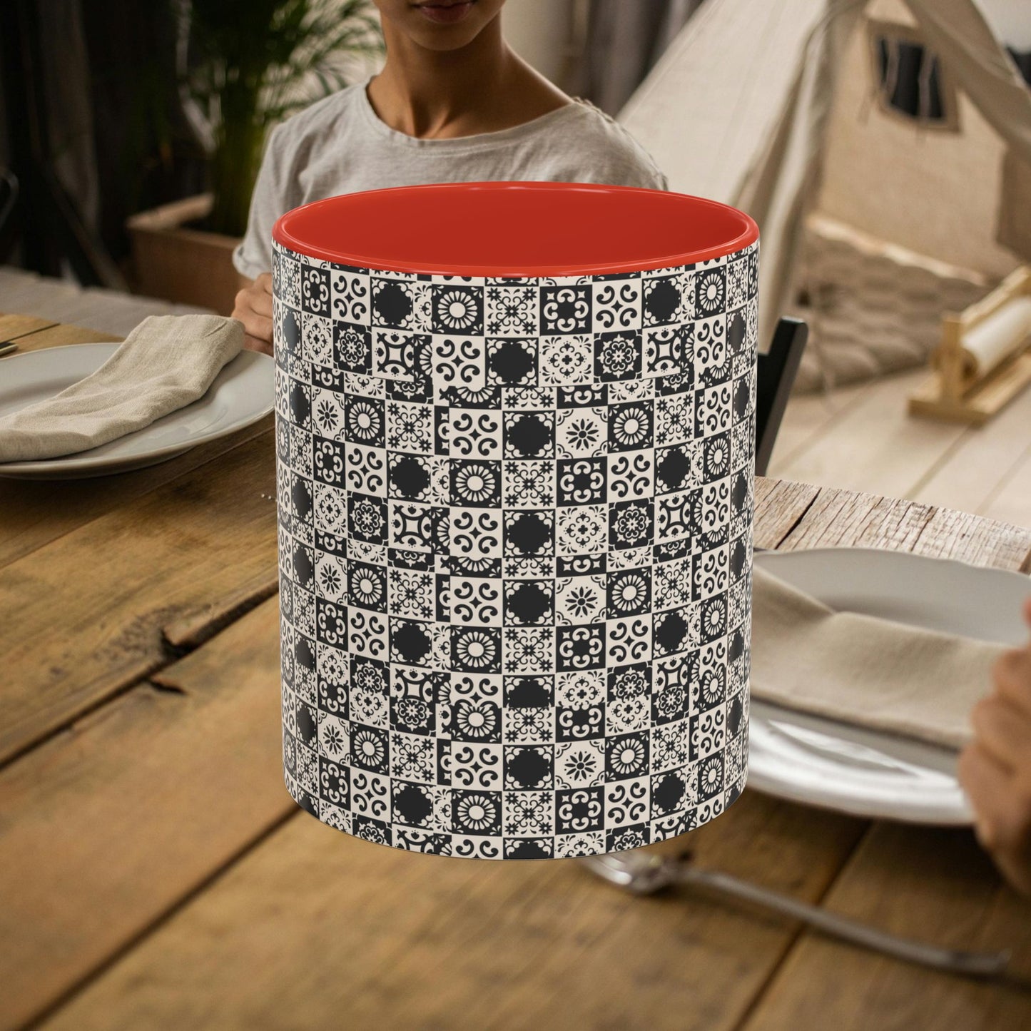 11oz Accent Mug_ N2 Series 11OZACM PT2WW001_ Limited Edition Perfect Blend of Style by WesternWaves: