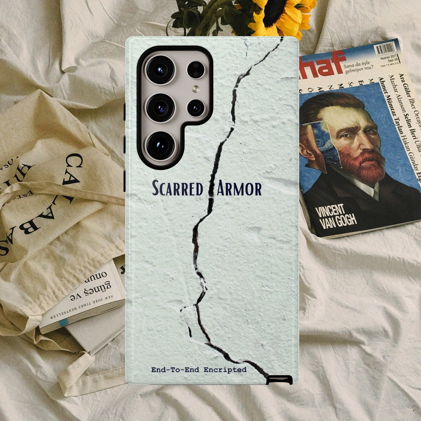 Tough Cases_ Samsung Galaxy Phone Case_ Series N8+ TCPCASE PT2WW003_ Limited Edition Scarred Armor Design Samsung Galaxy Phone Cases by WesternWaves: