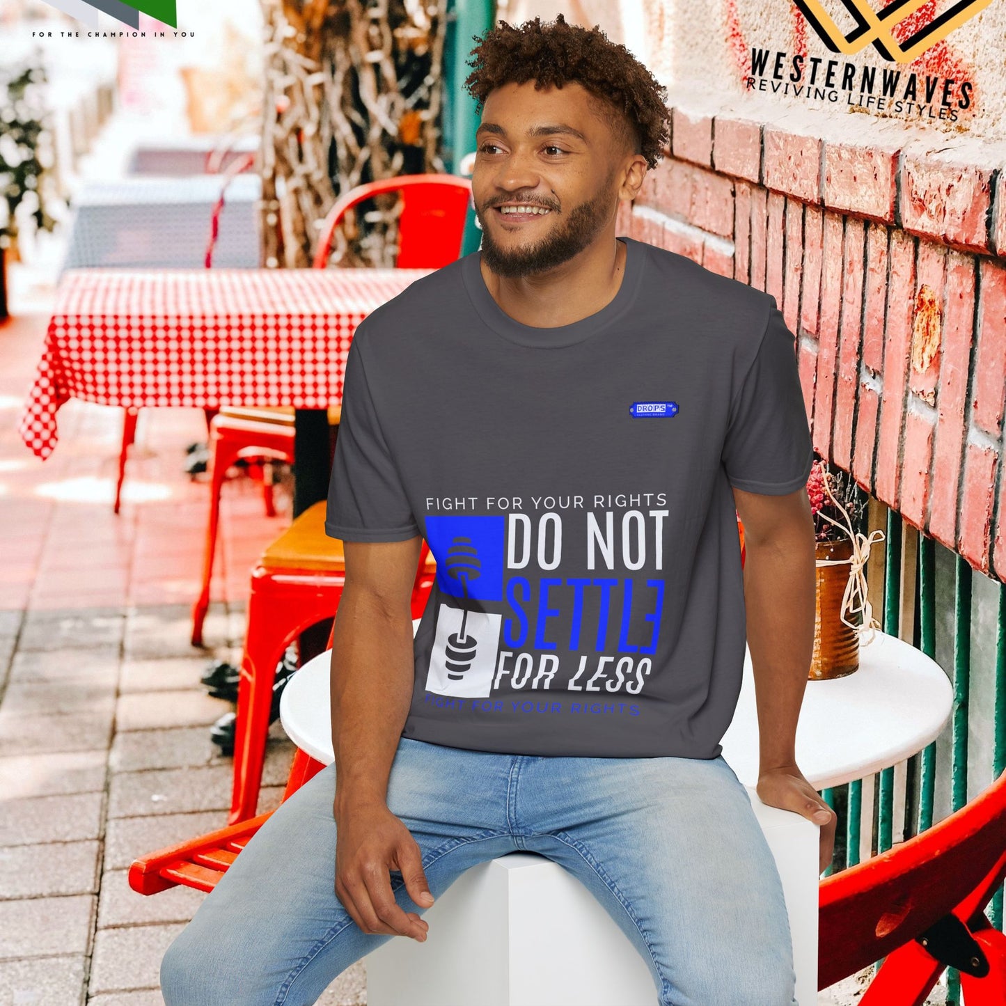 Unisex Softstyle T-Shirt_ N2 Series SPW USSTS FT2WW009_ Redefine Relaxation Limited Edition by WesternWaves: