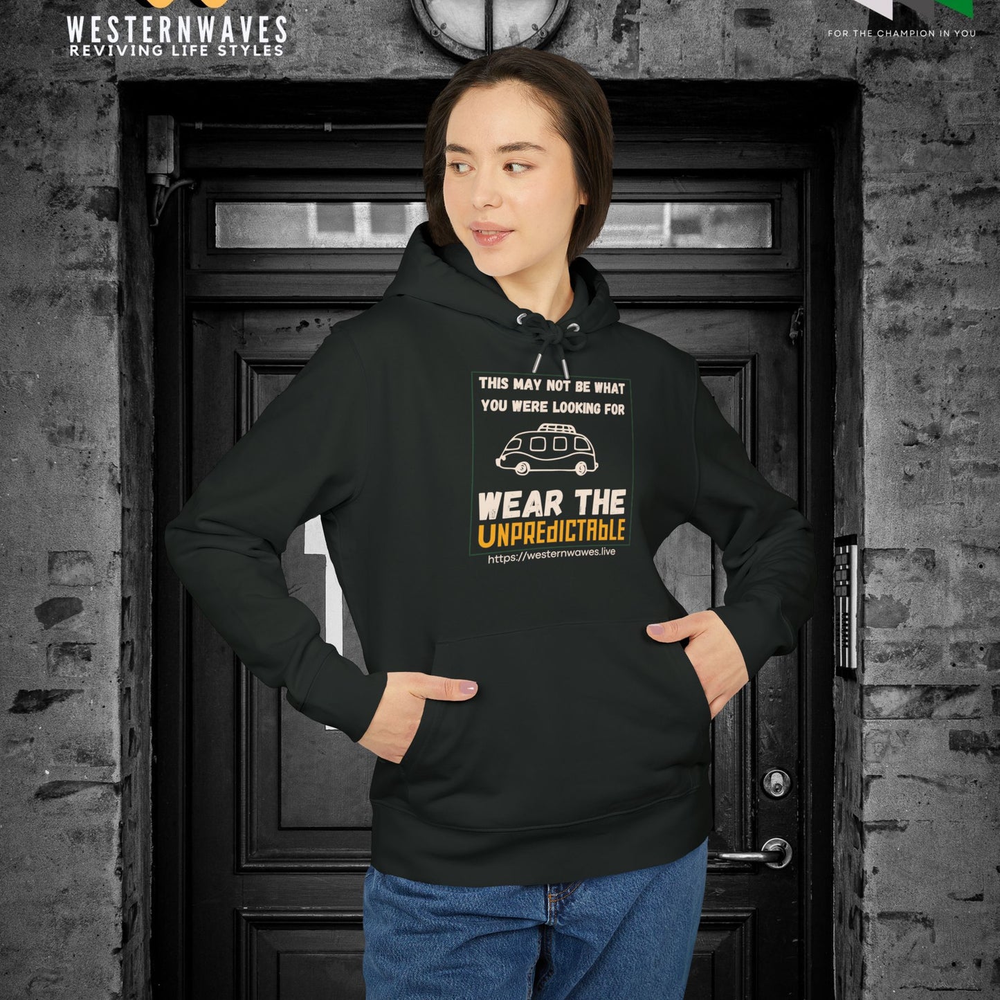 Unisex Cruiser 2.0 Hoodie – N3+ Series USC2.0H PT2WW001_ Limited Edition Eco-Friendly Comfort & Style by WesternWaves:
