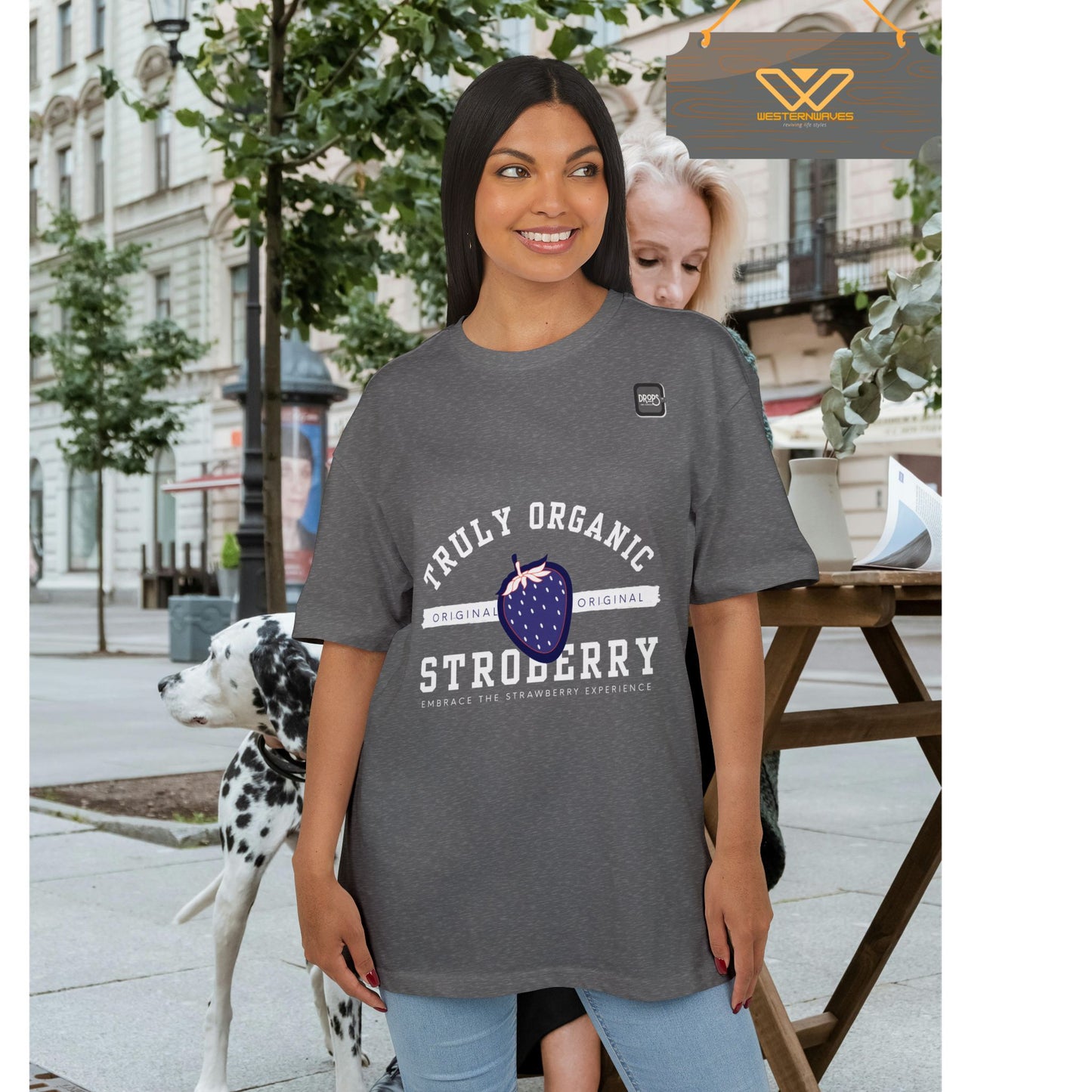 Unisex Oversized Tee_ N6+ Series USOSTEE PT2WW002_ Limited Edition by WesternWaves:
