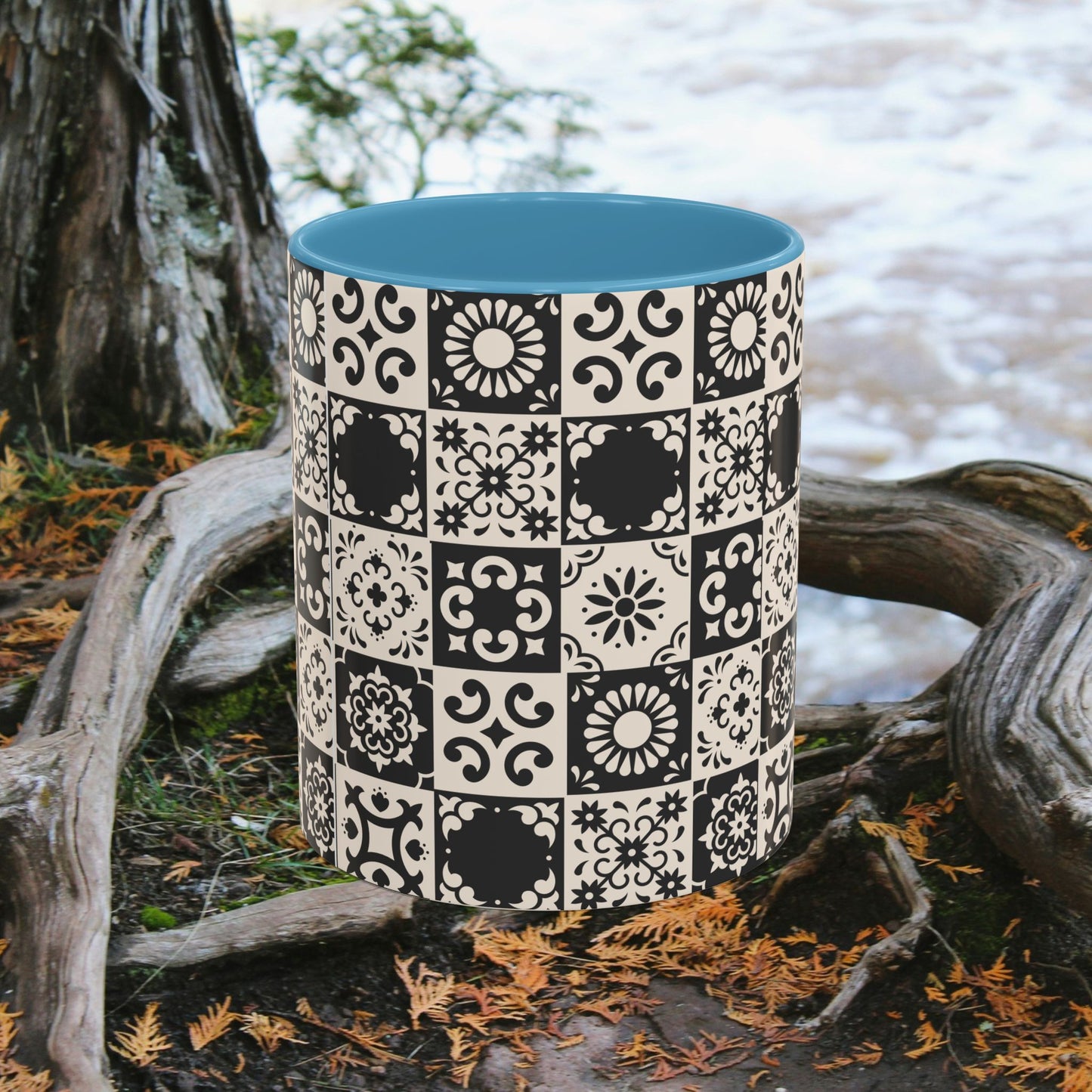 Accent Coffee Mug (11, 15oz)_ N+ Series ACMUG PT2WW004_ Limited Edition Mug by WesternWaves