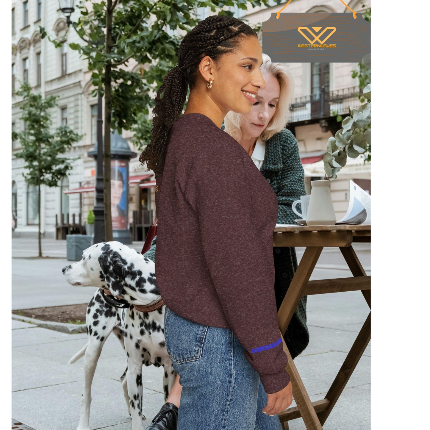 Unisex Heavy Blend™ Crewneck Sweatshirt_ N3+ Series UHBCSS PT2WW005_ Limited Edition Pure Luxury By WesternWaves:
