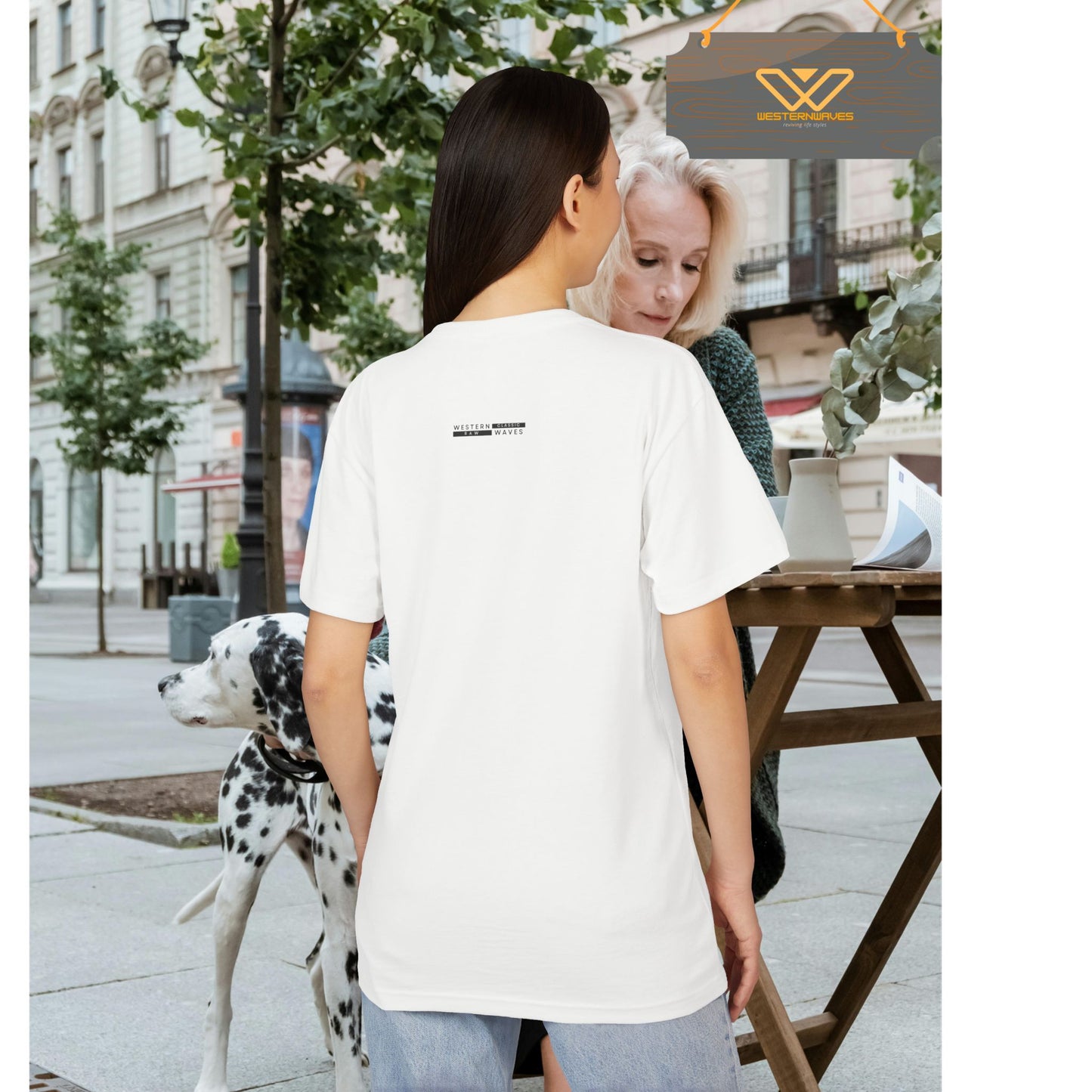 Unisex Sueded T-Shirt_ N8* Series USSTSHIRT_ Limited Edition Casual Elegance by WesternWaves: