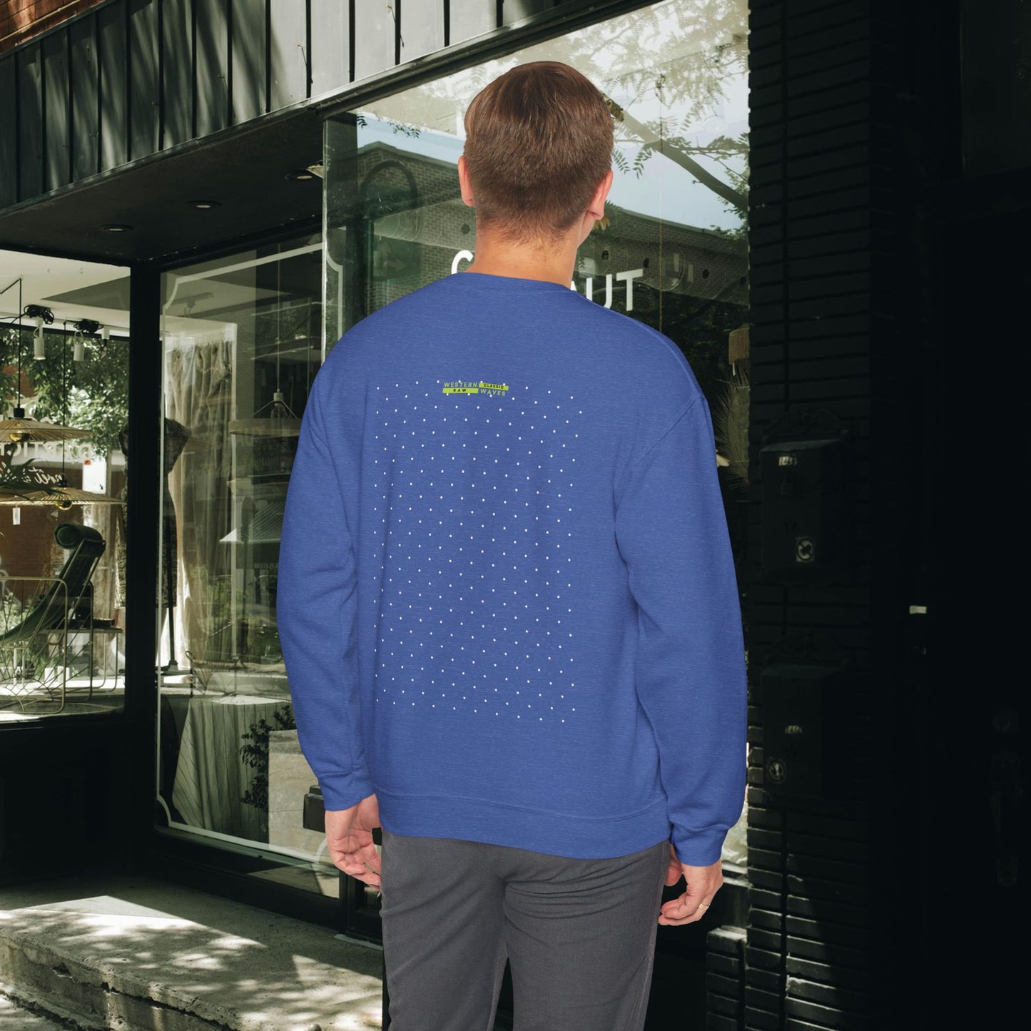 Unisex Heavy Blend™ Crewneck Sweatshirt_ N2 Series UHBCSS PT2WW019_ Limited Edition Pure Luxury By WesternWaves:
