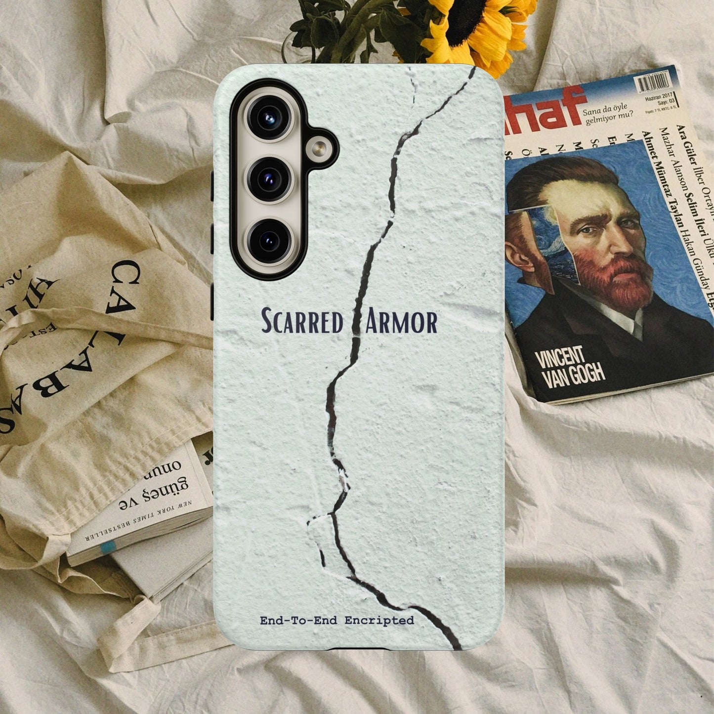 Tough Cases_ Samsung Galaxy Phone Case_ Series N8+ TCPCASE PT2WW003_ Limited Edition Scarred Armor Design Samsung Galaxy Phone Cases by WesternWaves: