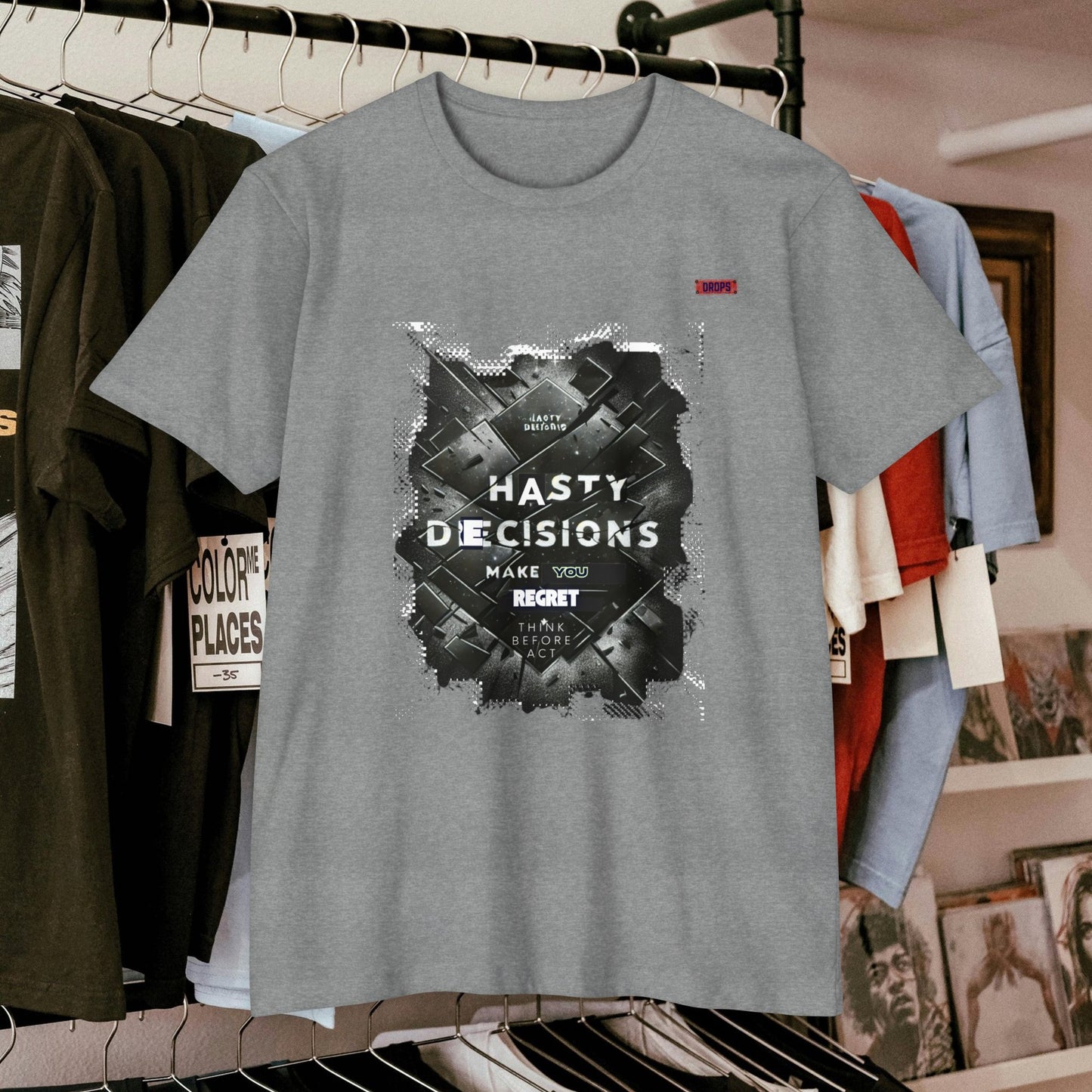 Unisex CVC Jersey T-shirt_ N8+ Series USCVCJTS PT2WW001_ Limited Edition CVC T-shirt by WesternWaves: