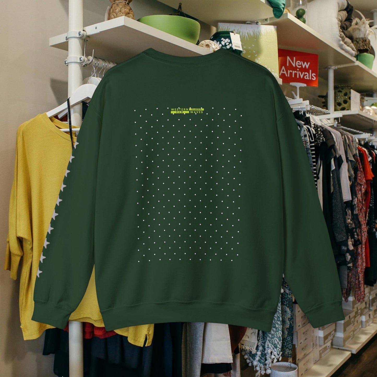 Unisex Heavy Blend™ Crewneck Sweatshirt_ N2 Series UHBCSS PT2WW019_ Limited Edition Pure Luxury By WesternWaves: