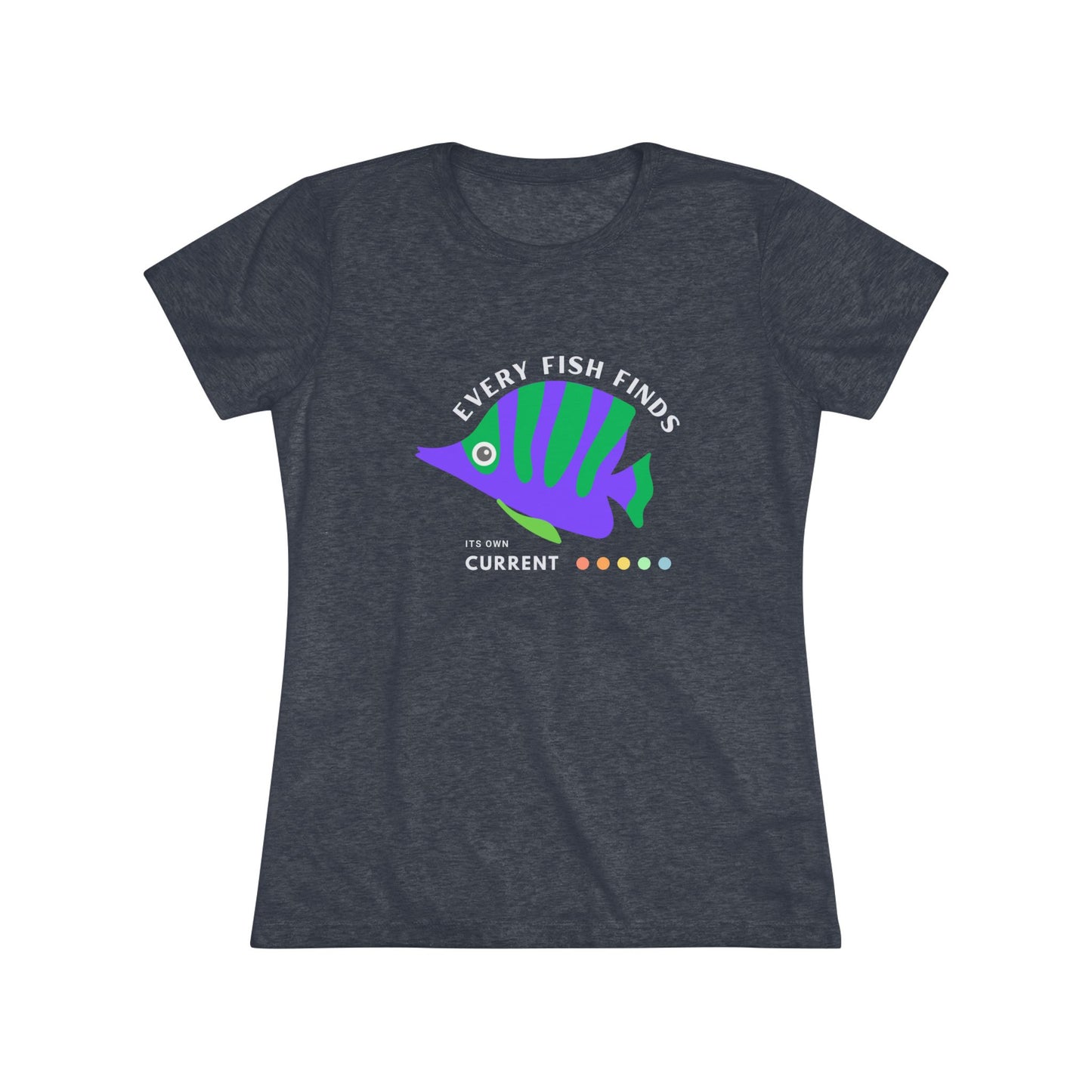 Women's Triblend Tee_ N3+ Series WTBT PT2WV002_ Limited Edition Designer Tee by SPW of WesternWaves