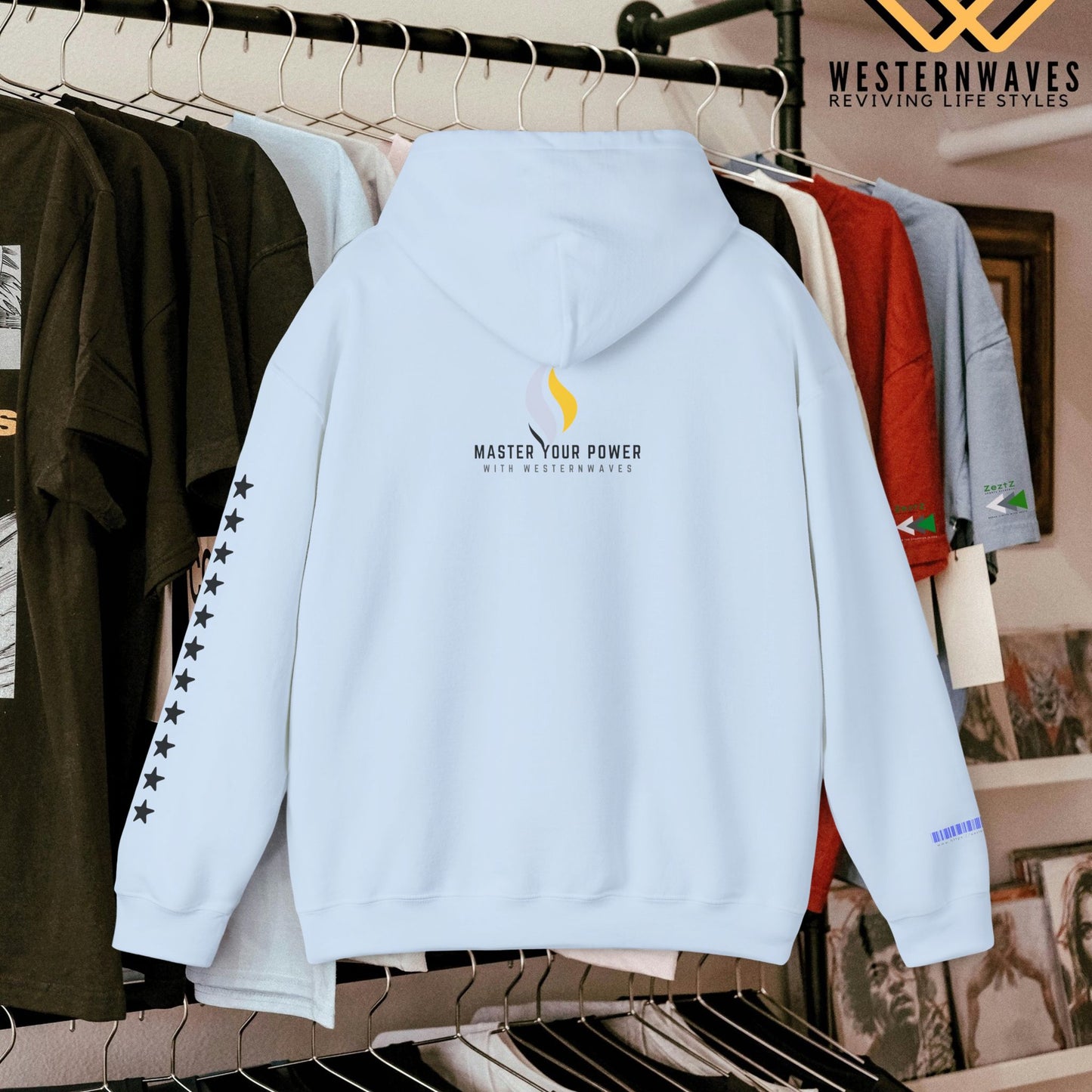 Unisex Heavy Blend™ Hooded Sweatshirt_ N2+ Series USHBHSS PT2WW007_Limited Edition Pinnacle of Comfort & Style by WesternWaves: