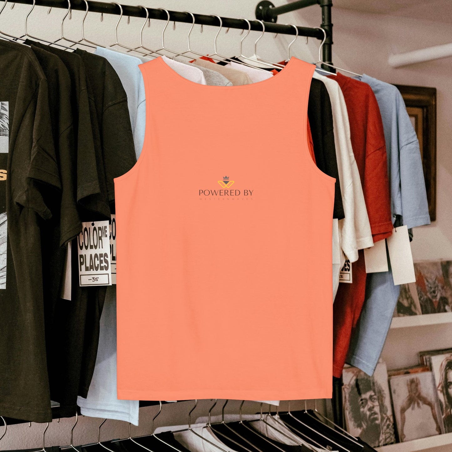 Unisex Garment-Dyed Tank Top_ 27 June 2025_ Limited Edition Summer Sports Apparel by WesternWaves: