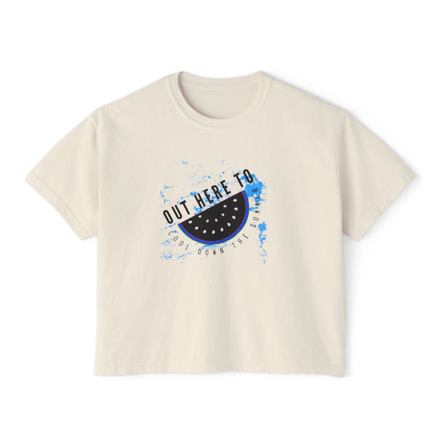 Women's Boxy Tee – N Series WBTEE PT2WW003_ limited edition Ethical Cotton Comfort by WesternWaves: