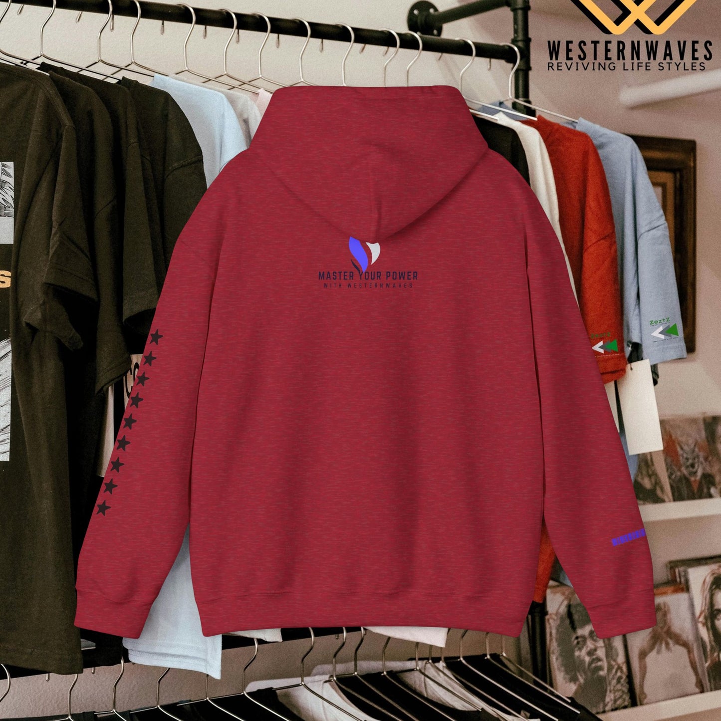 Unisex Heavy Blend™ Crewneck Sweatshirt_ N3+ Series UHBCSS PT2WW008_ Limited Edition Comfort & Style by WesternWaves: