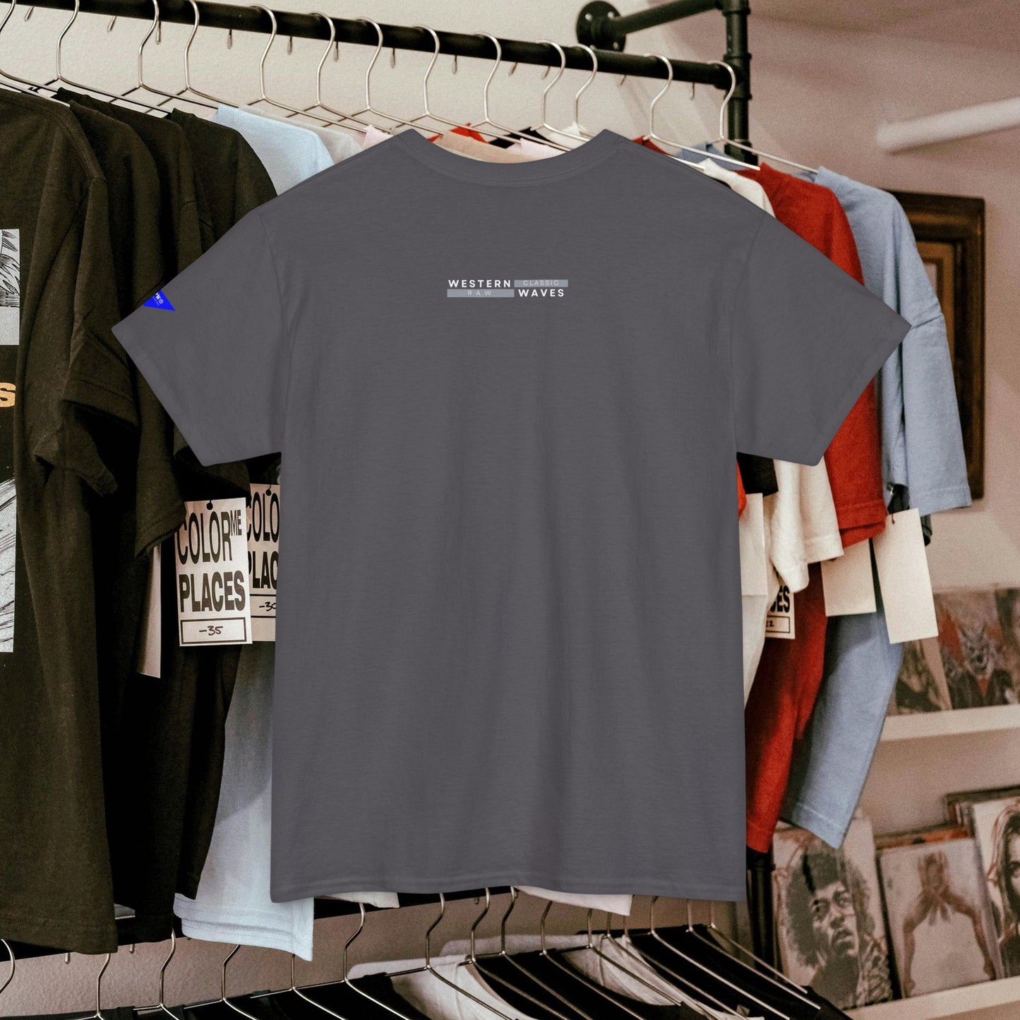 Unisex Heavy Cotton Tee_ 20 July 2025_ Limited Edition Unique Summer Wear_ by WesternWaves: