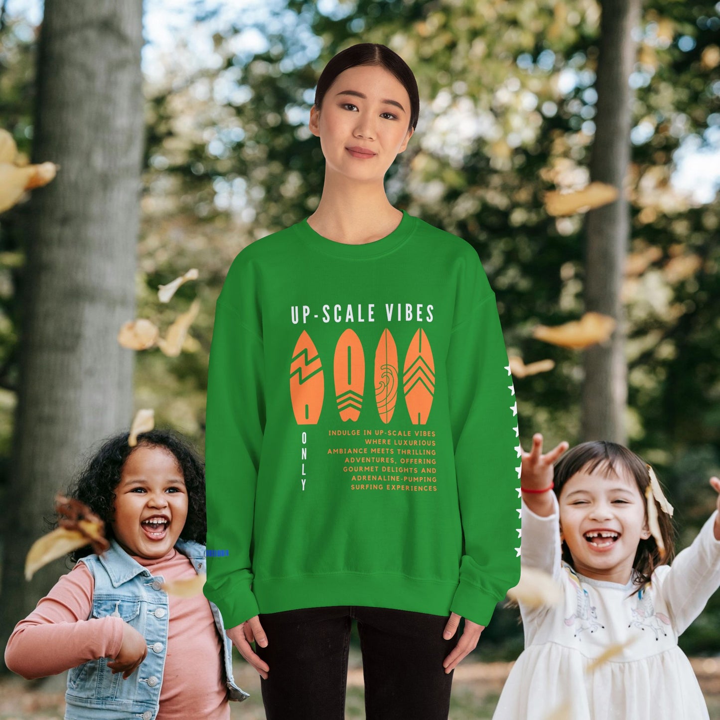 Unisex Heavy Blend™ Crewneck Sweatshirt_ N3+ Series UHBCSS PT2WW009_ Limited Edition Pure Luxury by WesternWaves: