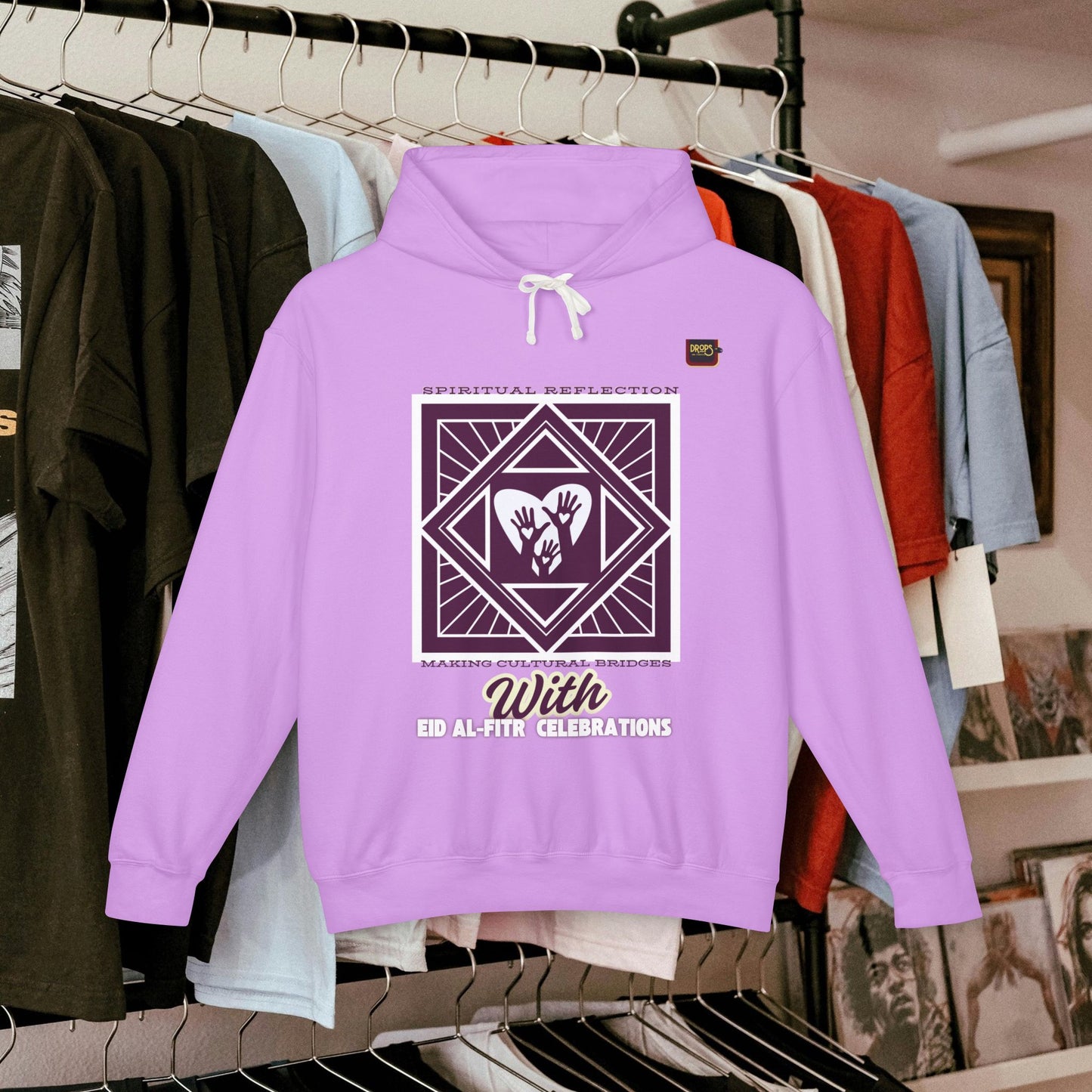 Unisex Lightweight Hooded Sweatshirt – N2+ Series USLWHSS PT2WW023_ Limited Edition Crafted Comfort by WesternWaves: