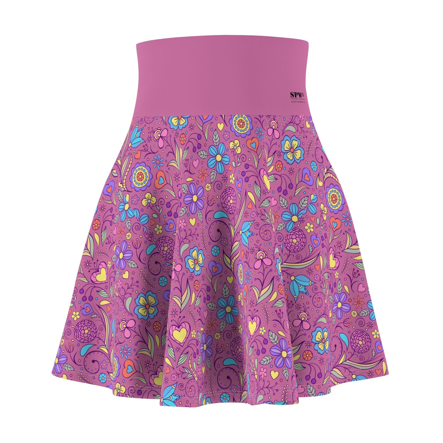 Women's Skater Skirt (AOP)_ N3+ Series WSSAOP PT2WW003_ Freedom Flare Limited Edition by WesternWaves